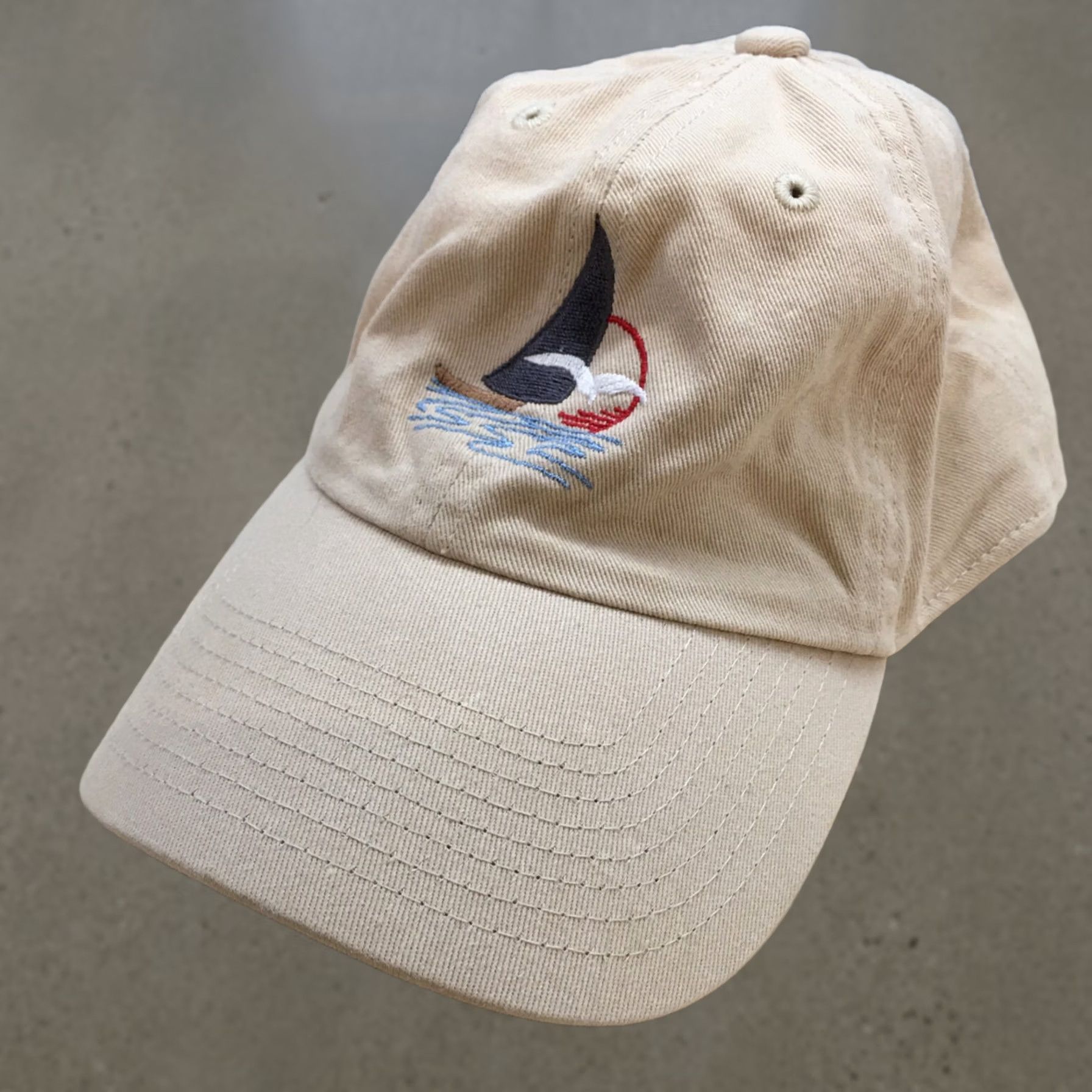 Logo 7 Baseball Cap True Mettle Mens Beige OS Adjustable Curved Brim Embroidered Logo Size ONE SIZE - 1 Thumbnail