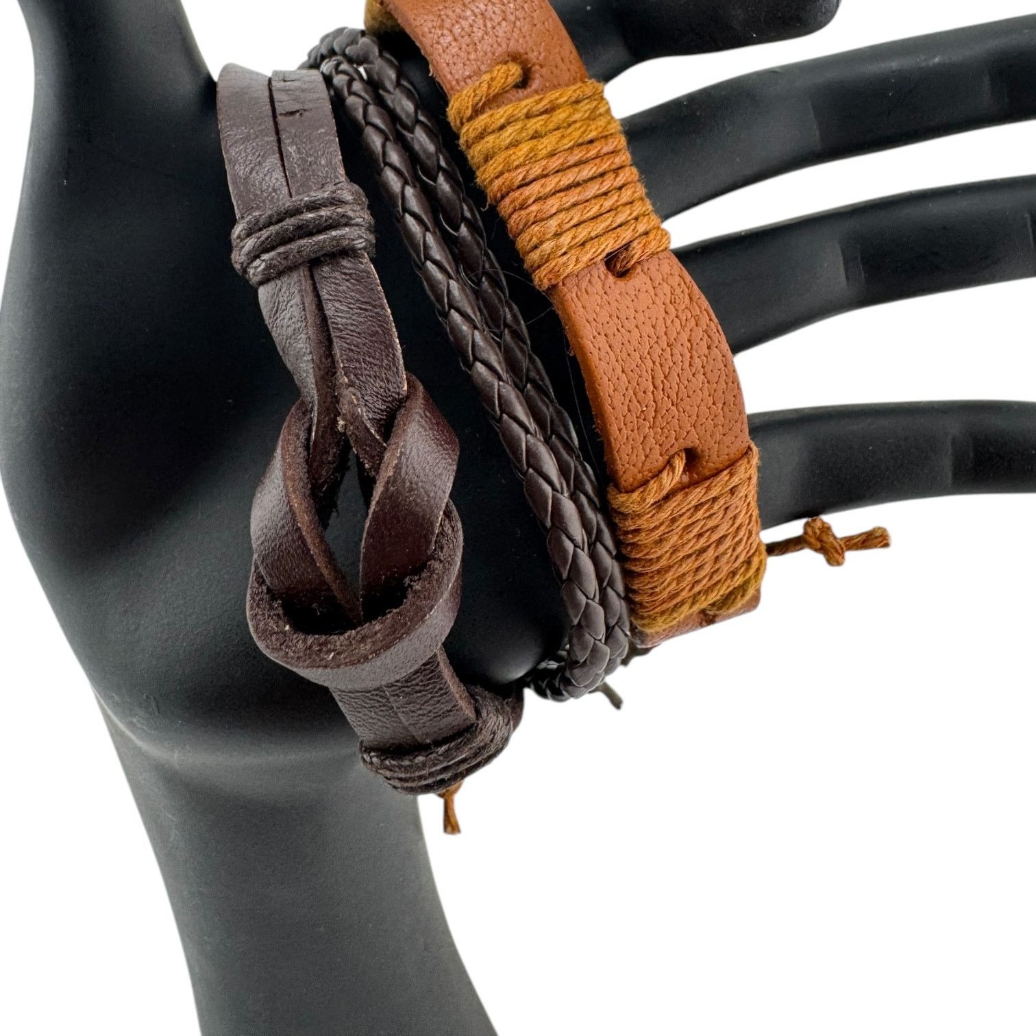 Other Desert Drift & Midnight Shift: Leather Cuffs Versatile Vibes Size ONE SIZE - 1 Thumbnail
