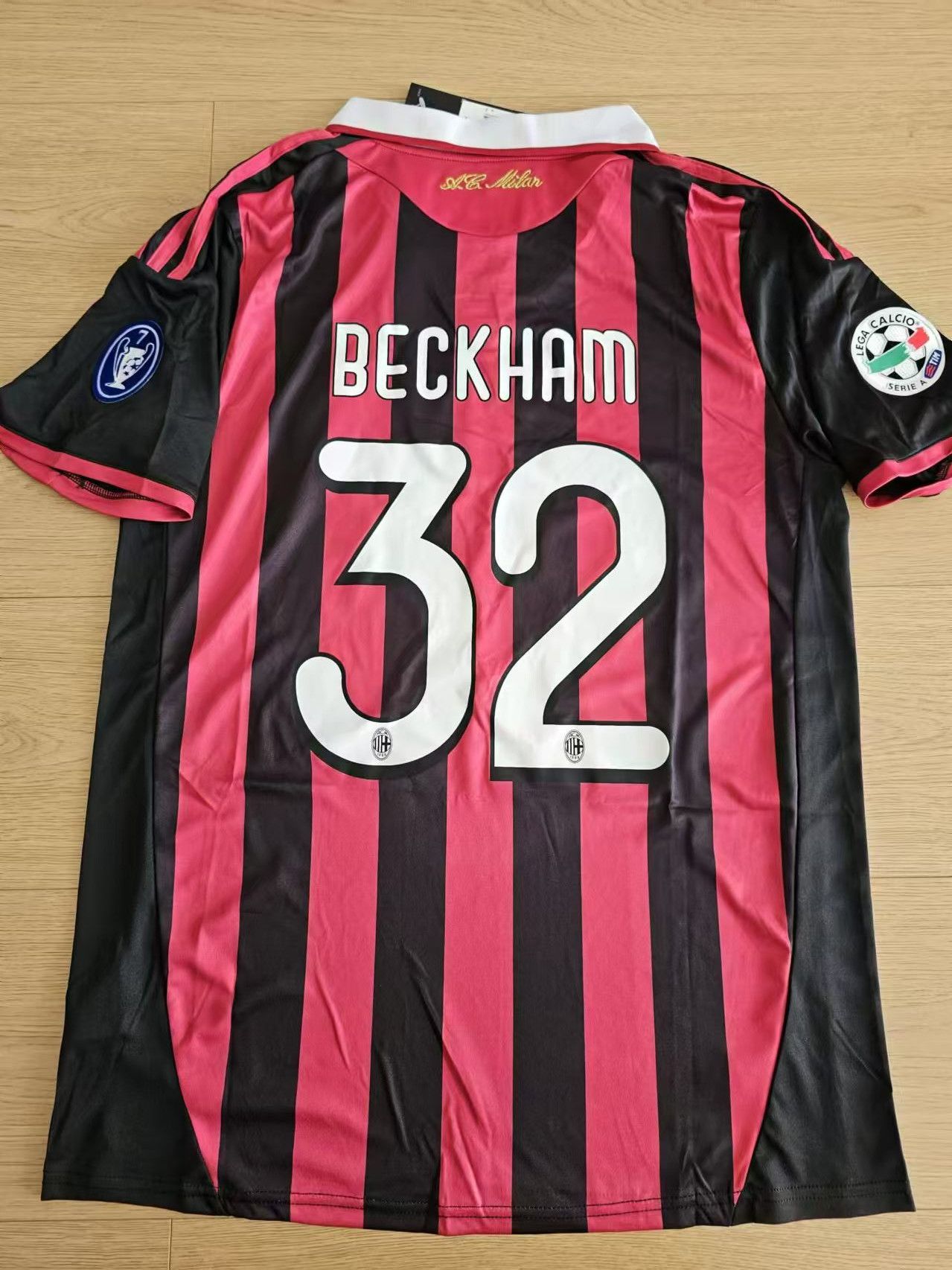 Other 2008 2009 AC Milan #23 David Beckham Jersey Size US M / EU 48-50 / 2 - 1 Thumbnail