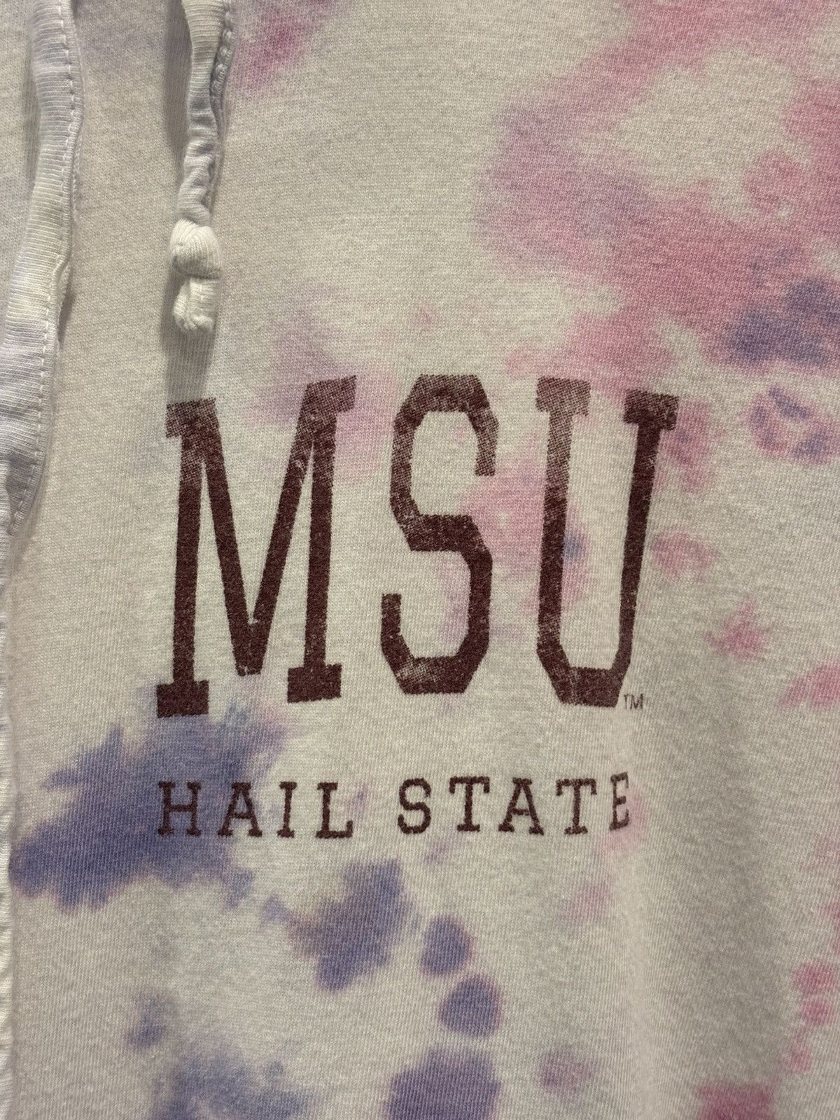Other Vtg. Southern Collegiate MSU Hail State Tye Dyed LS Hoodie Size US L / EU 52-54 / 3 - 2 Thumbnail