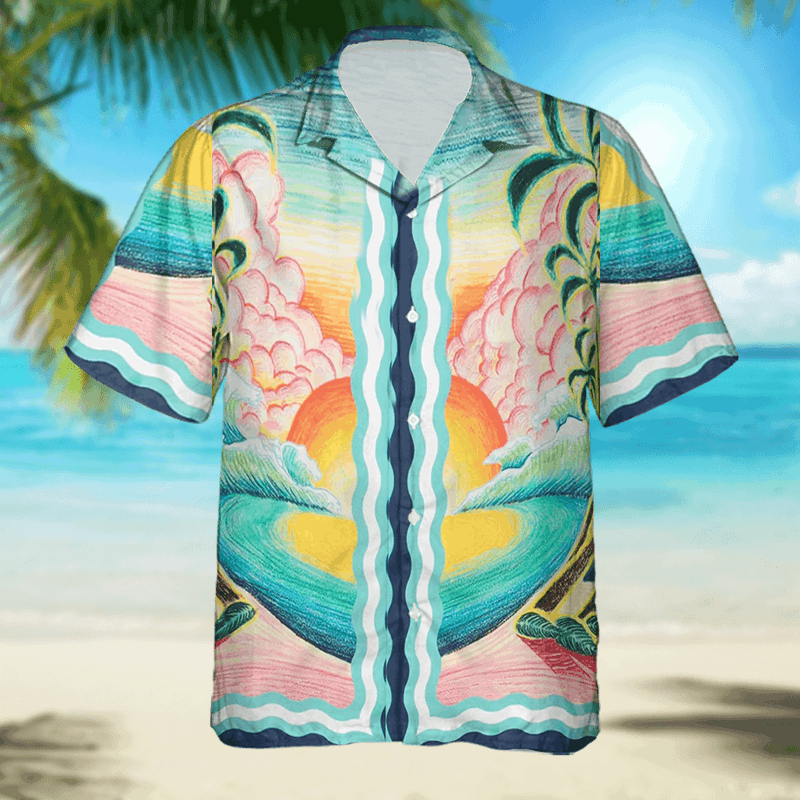 The Unbranded Brand × Vintage Danse De La Mer Shirt | Fluid Motion, Coastal Spirit Size US M / EU 48-50 / 2 - 3 Thumbnail