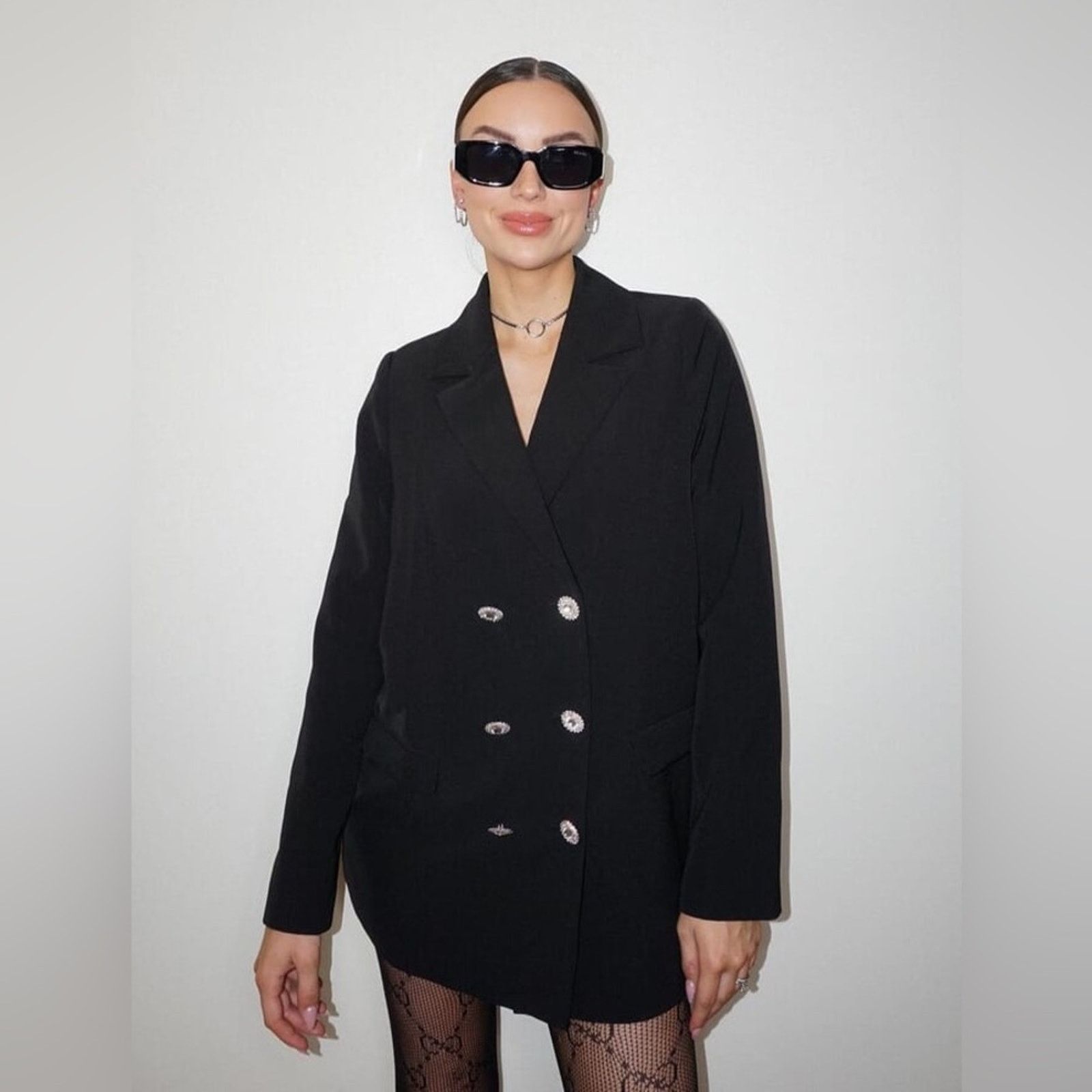 Show Me Your MuMu Show Me Your Mumu Bling Blazer Dress Size M (item #062) Size M / US 6-8 / IT 42-44 - 5 Thumbnail
