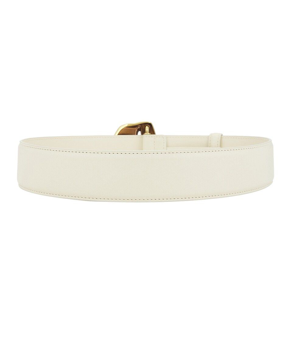 Bottega Veneta o1n1vont1225 Size: 85 / Abstract Belt in Beige Size ONE SIZE - 3 Thumbnail