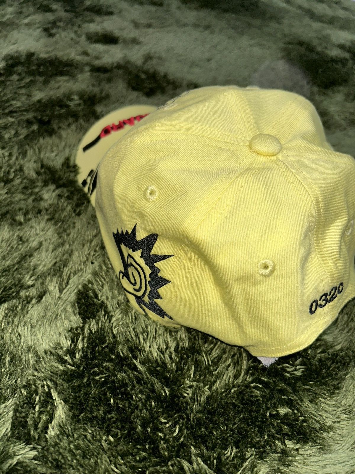 032c 032c logo embroidery warning cap yellow Size ONE SIZE - 7 Thumbnail