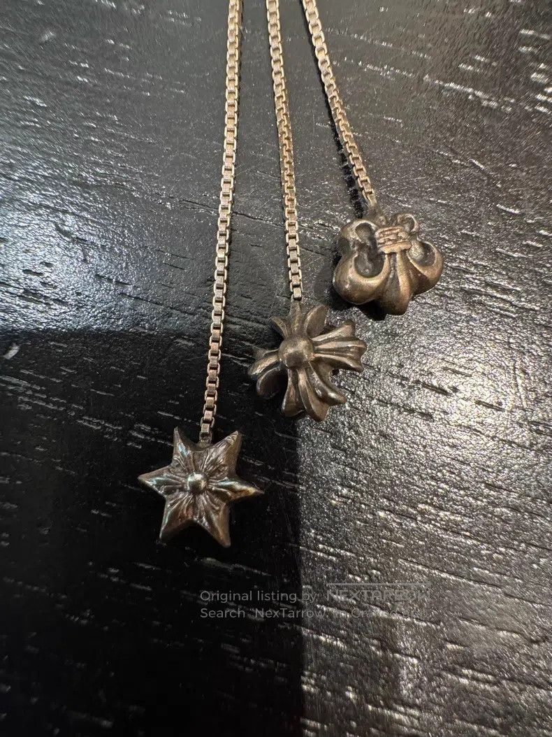 Chrome Hearts CHROME HEARTS Hexagram Cross Flower Stud Earrings Size ONE SIZE - 2 Thumbnail
