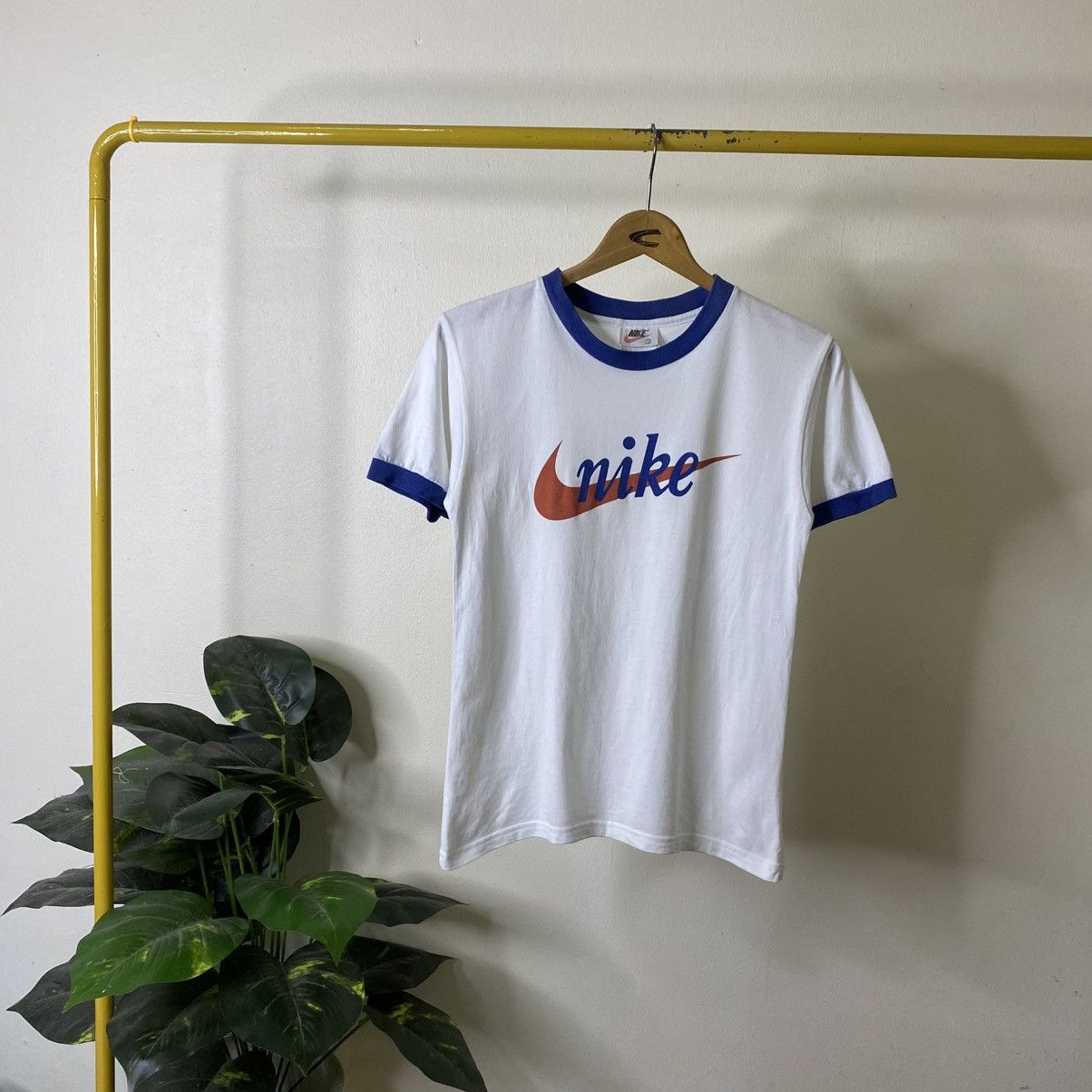 Nike Vintage 1990s Nike Ringer Tee Size US XS / EU 42 / 0 - 1 Thumbnail