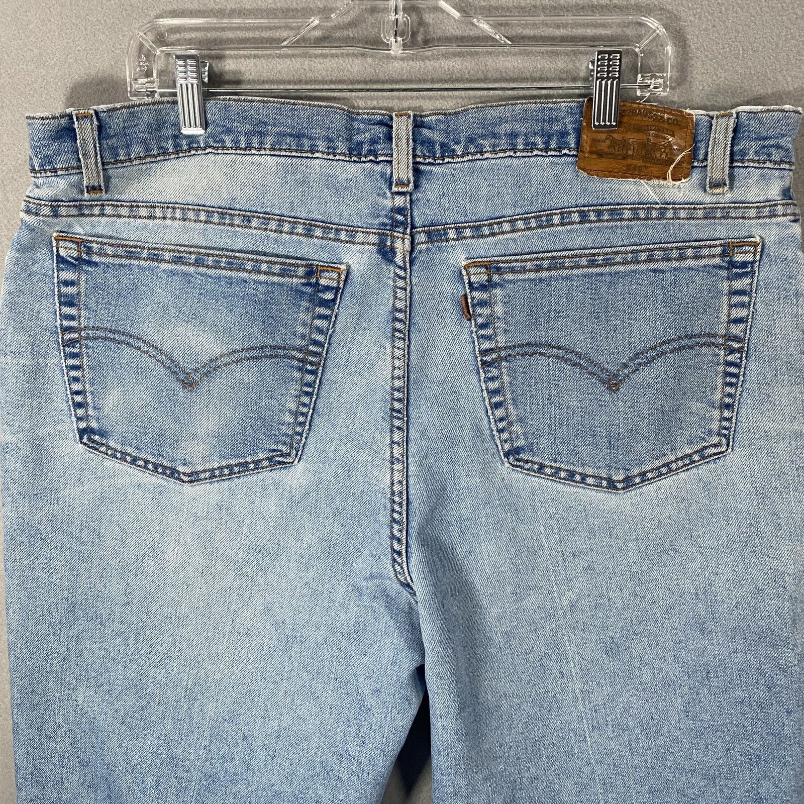 Levi's Vtg Levis 540 Denim Blue Jeans Brown Tab Mens W40xL34 Size US 40 / EU 56 - 6 Thumbnail