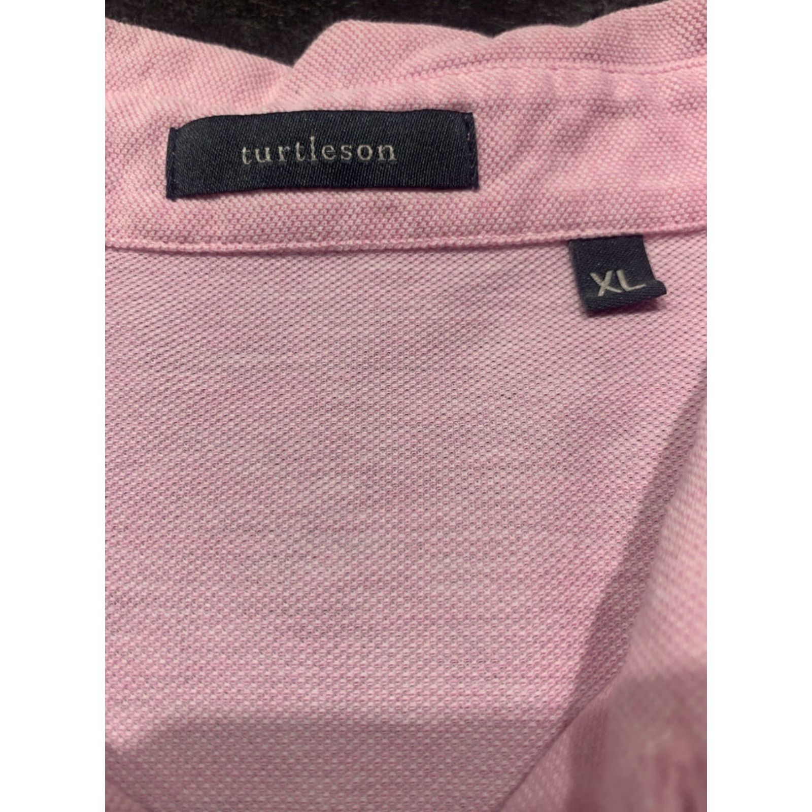 Vintage VINTAGE Turtleson Polo Shirt Men XL Pink Golf Casual Short Sleeve Knit 100% Cotton Embroidered Logo Size US XL / EU 56 / 4 - 5 Thumbnail