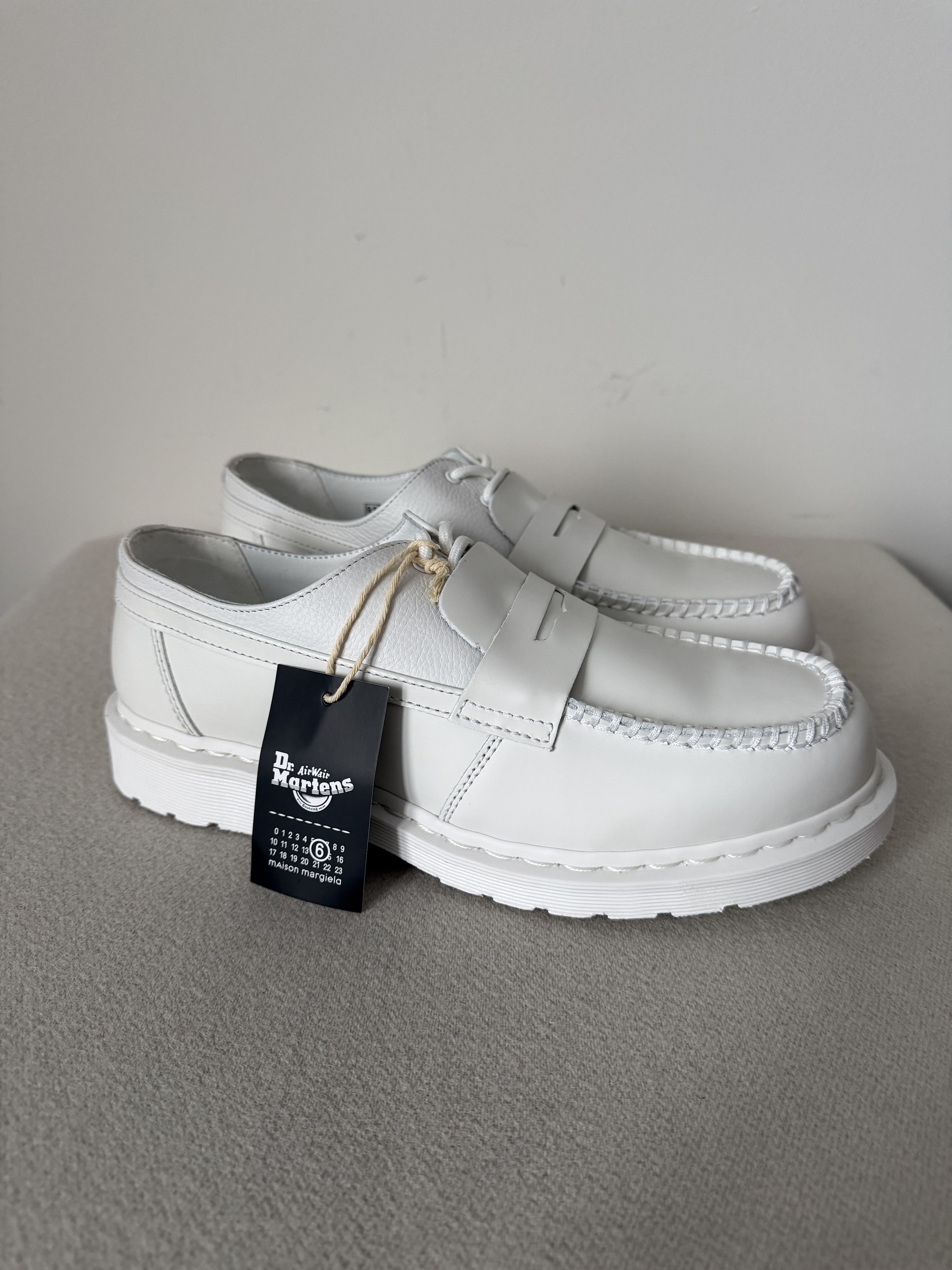 Dr. Martens × MM6 MM6 Maison Margiela Dr. Martens 1461 Penton Loafers in White Size US 10.5 / EU 43-44 - 1 Thumbnail