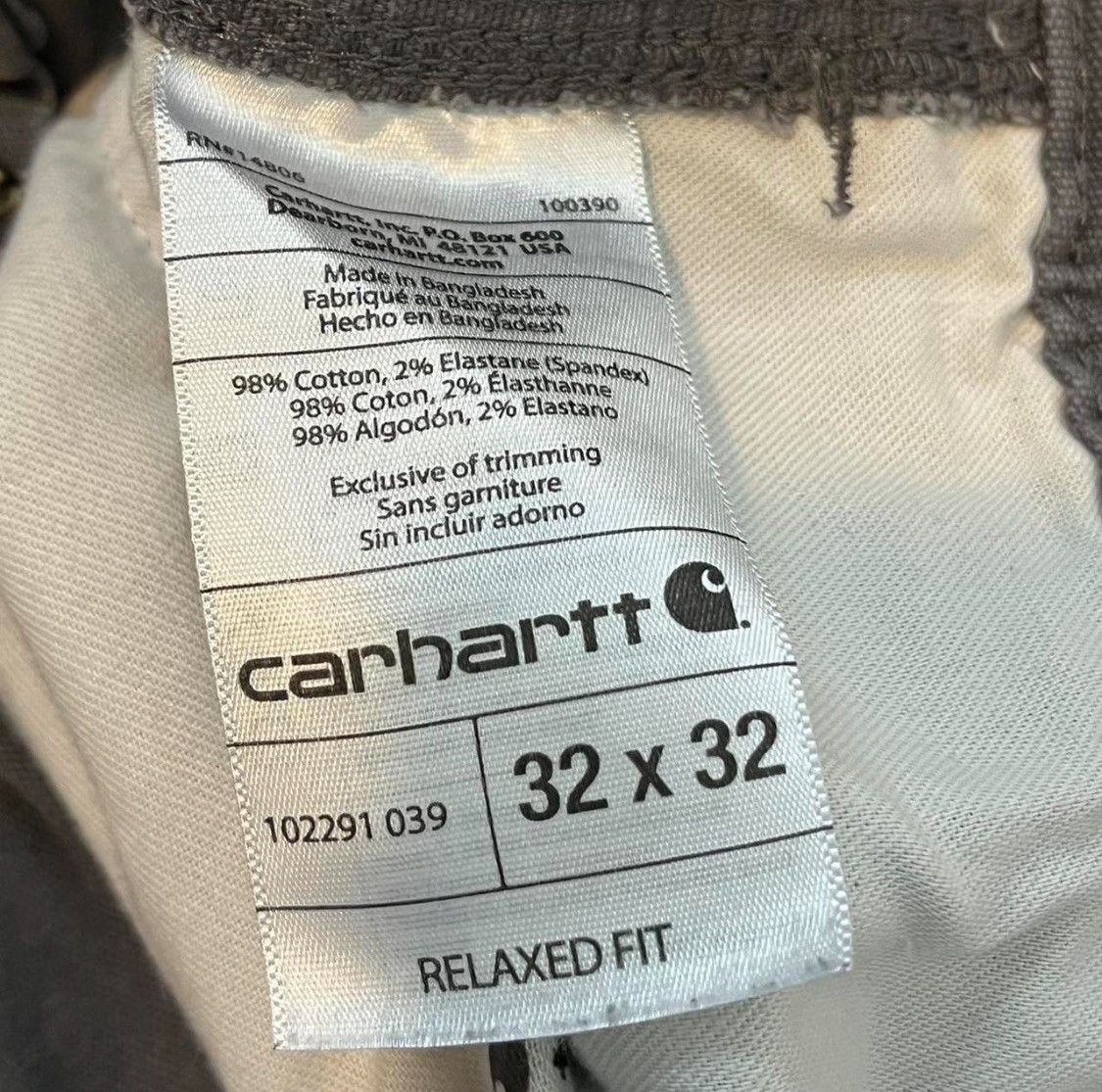 Carhartt Grey carpenter pants Size US 32 / EU 48 - 3 Thumbnail