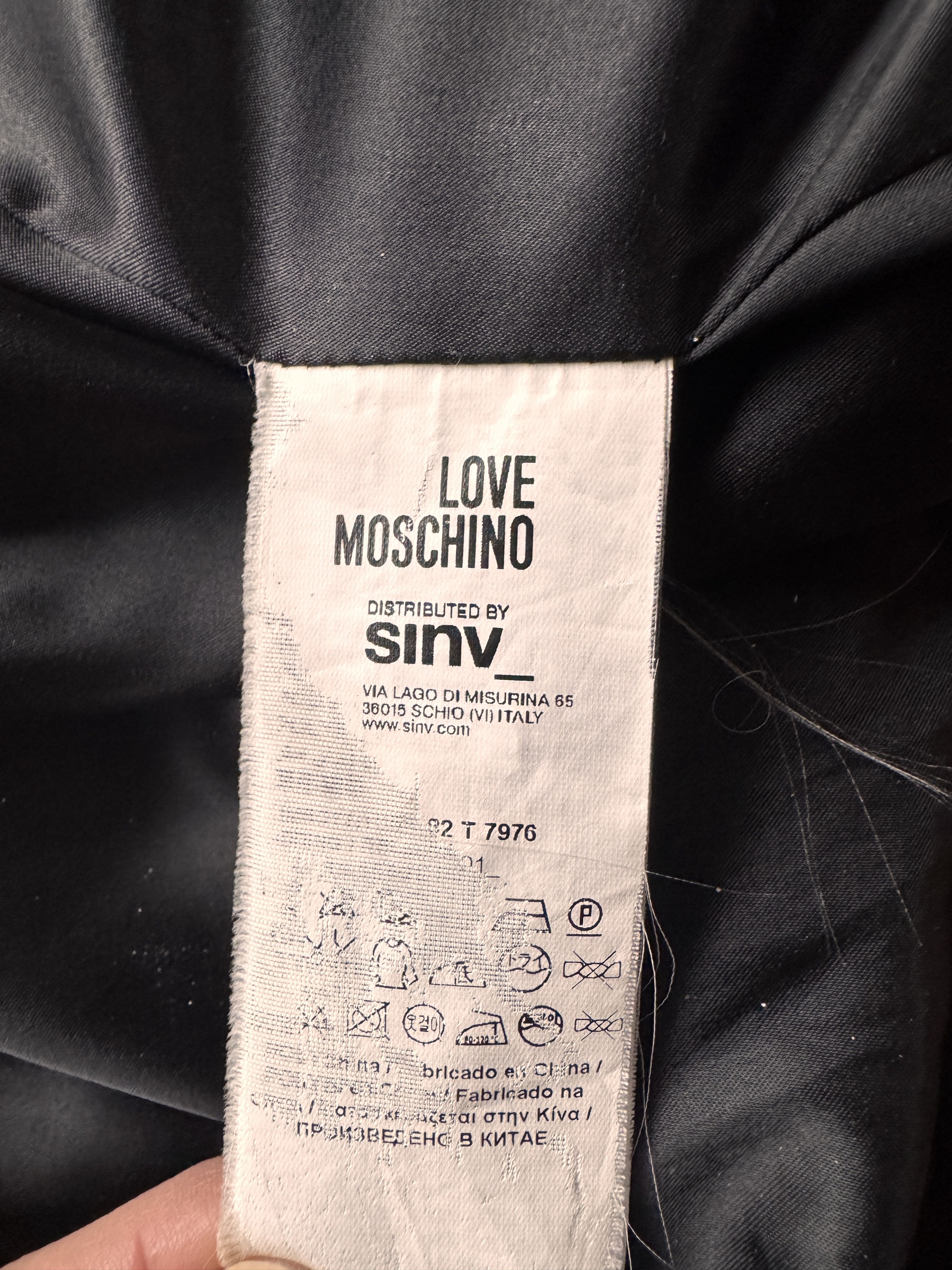 Love Moschino Love MOSCHINO Multicolor Orange Patch Long Bomberjacket M Size M / US 6-8 / IT 42-44 - 14 Thumbnail
