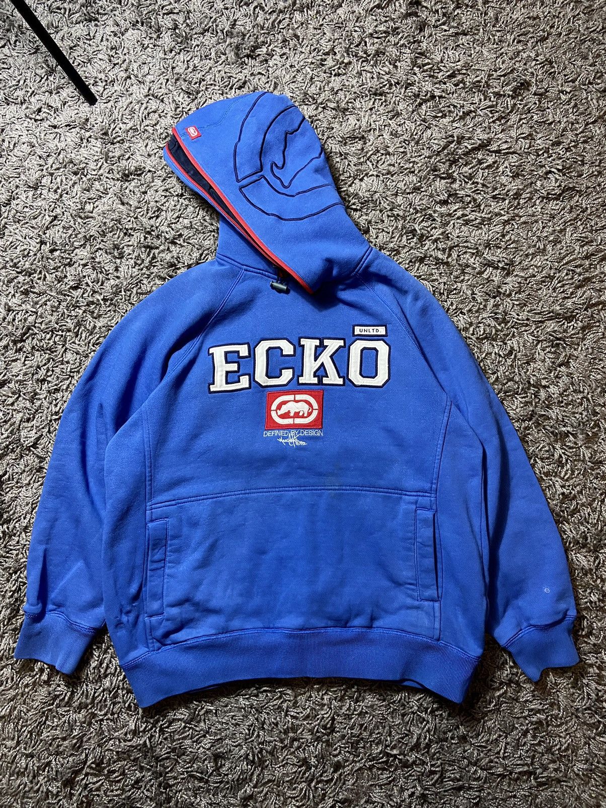 Ecko Unltd. × Rap Tees × Vintage ECKO UNLMTD VINTAGE Y2K RAP SKATE DOUBLE-ZIP HOOD HOODIE Size US M / EU 48-50 / 2 - 1 Thumbnail