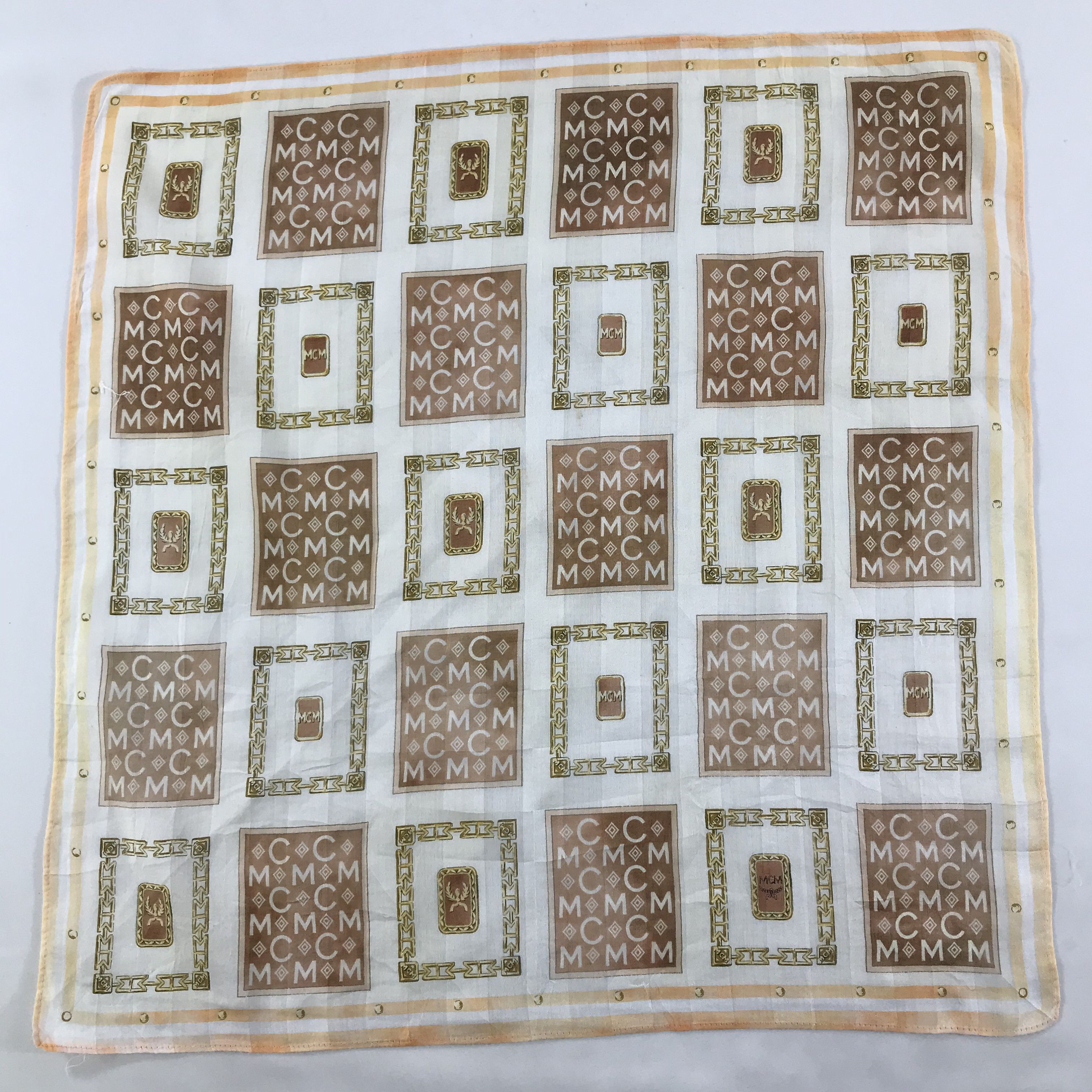 MCM × Vintage MCM Bandana / Handkerchief / Neckerchief - S1329 Size ONE SIZE - 1 Thumbnail
