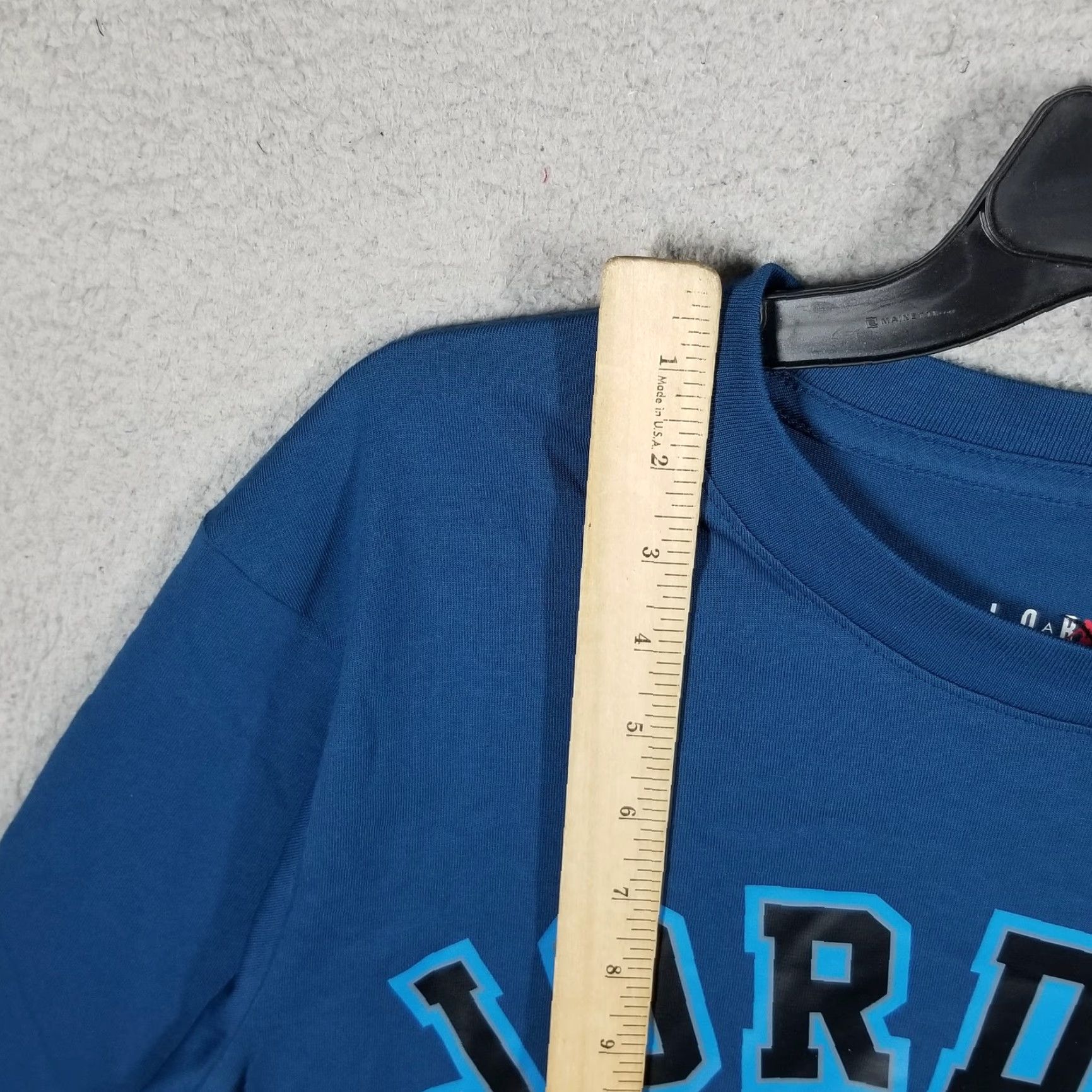 Jordan Brand Jordan Shirt Womens XS Blue Panther Graphic Long Sleeve 100% Cotton Loose Fit Fall 2023 Sports Animals Size XS / US 0-2 / IT 36-38 - 5 Thumbnail