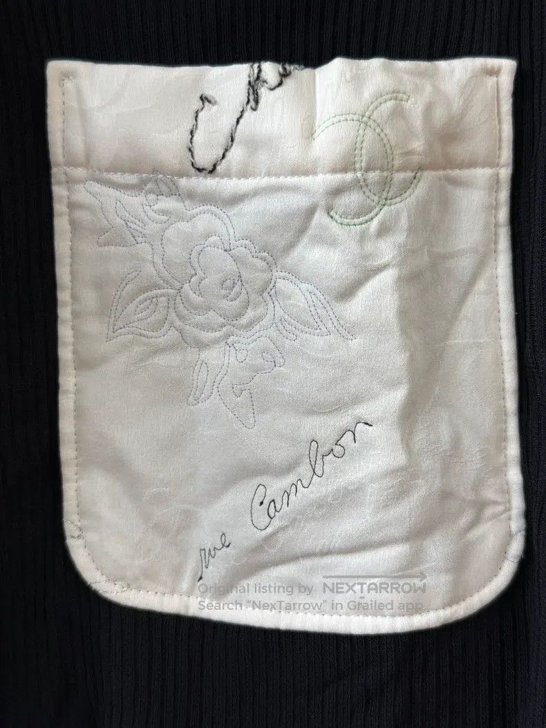 Chanel Chanel Camelia embroidered pocket vest skirt Size XXS / US 00 / IT 34 - 6 Thumbnail