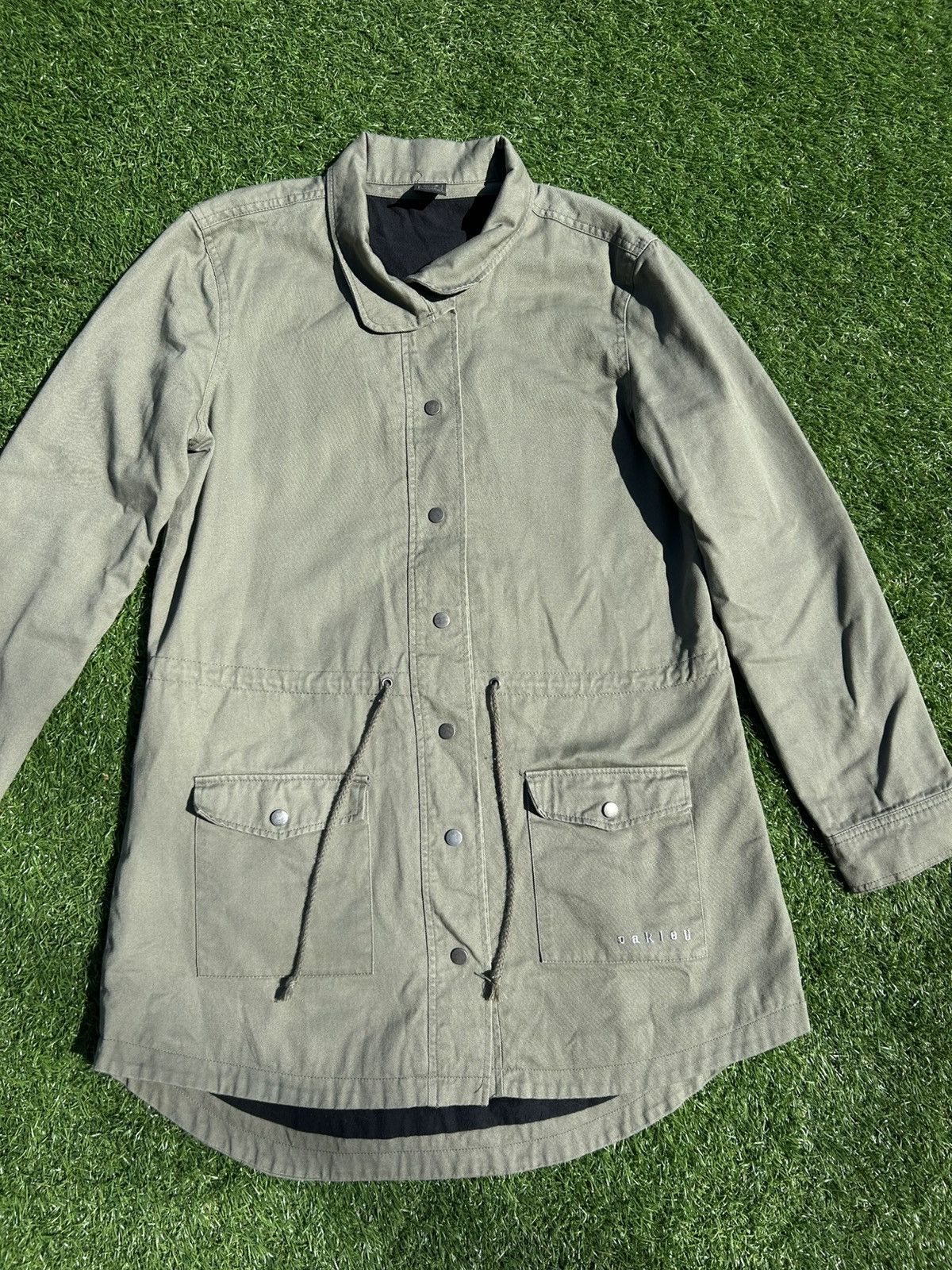 Oakley × Vintage 2000’s Oakley Cotton Grey Parka Jacket M Size US M / EU 48-50 / 2 - 2 Thumbnail