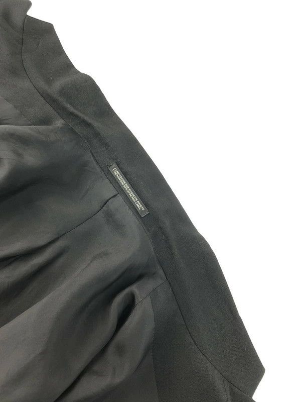 Yohji Yamamoto POUR HOMME WOOL GABARDINE FRONT LAYERED JACKET HX-J44-129 Size US M / EU 48-50 / 2 - 8 Thumbnail