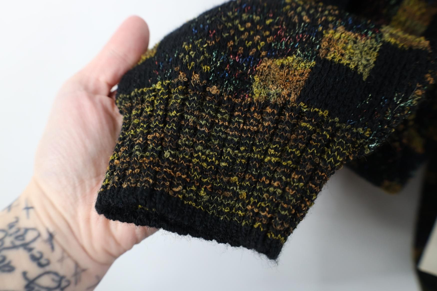 Vintage Deadstock Vintage 90s Coogi Style Checkered Knit Sweater USA Size US XXL / EU 58 / 5 - 7 Thumbnail