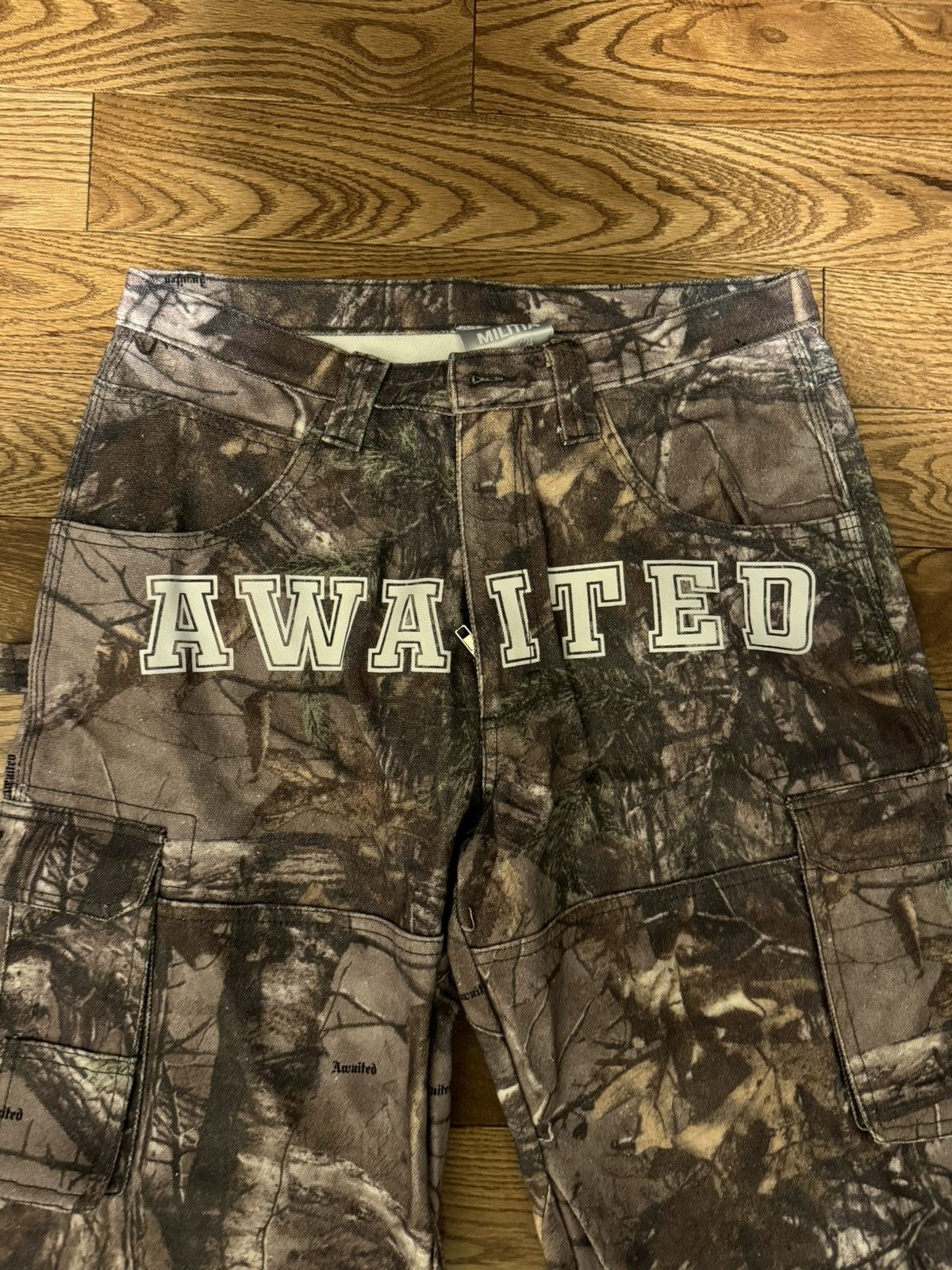 Other Awaited Militia Camo Cargo Pants Size US 30 / EU 46 - 3 Thumbnail