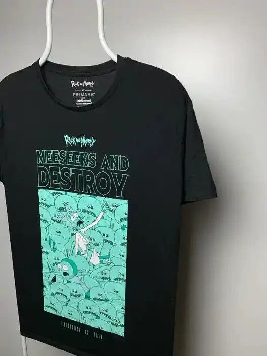 Anime Rick and morty T-shirt meeseeks and destroy anima size L Size US L / EU 52-54 / 3 - 2 Thumbnail