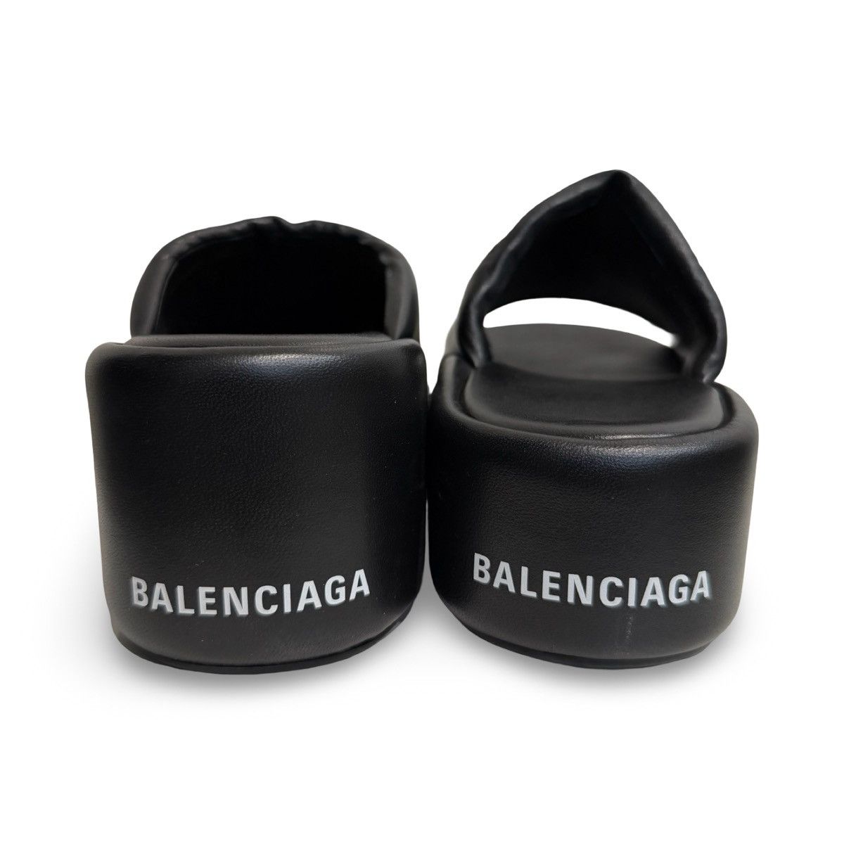 Balenciaga Balenciaga Puffy Leather Platform Mules Size US 8 / IT 38 - 4 Thumbnail