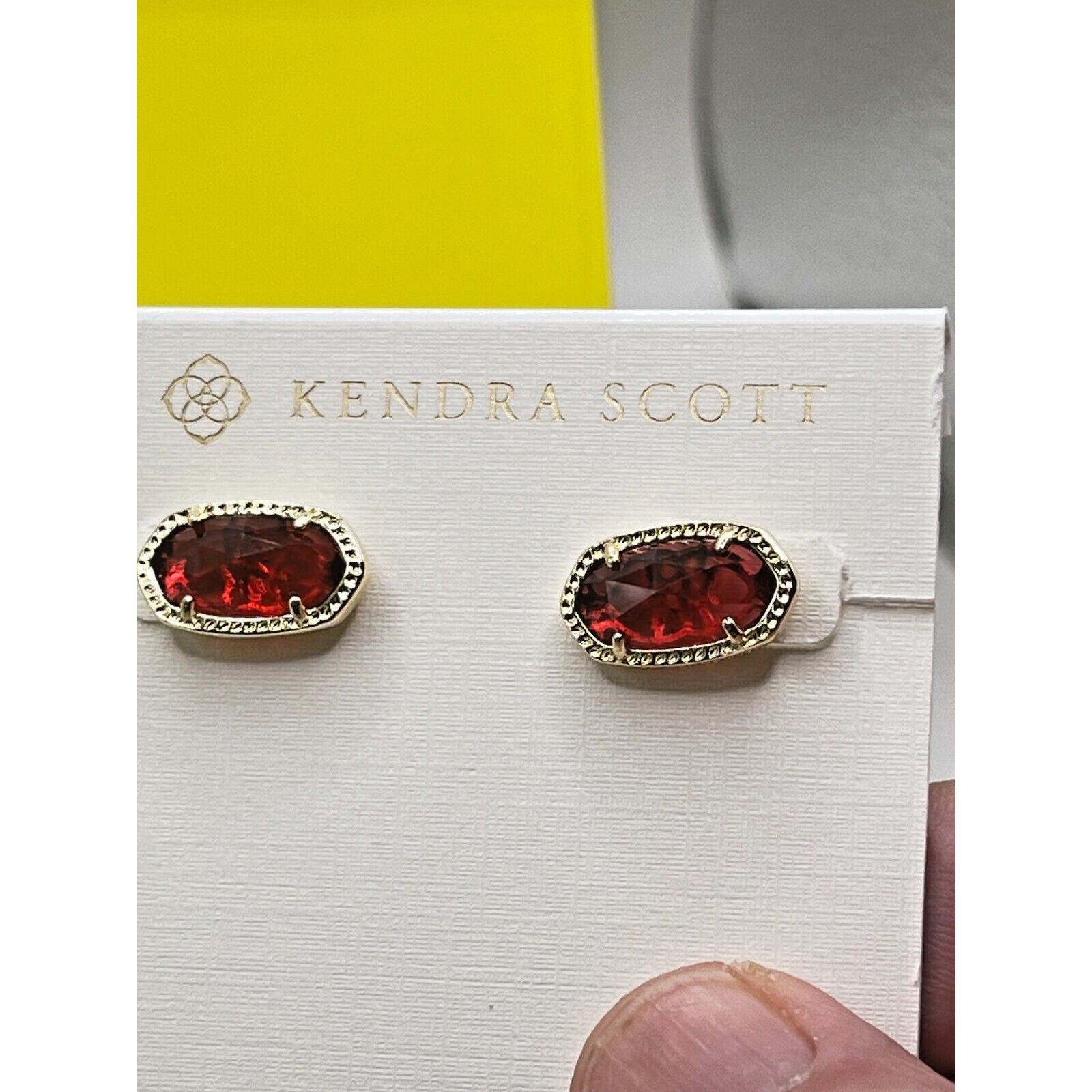 Red earrings kendra scott hot sale
