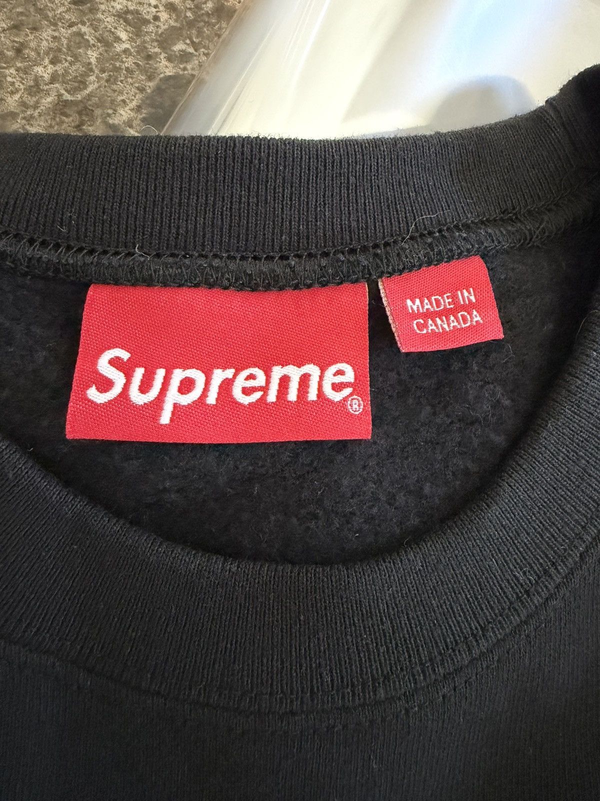 Supreme SUPREME-KANJI LOGO SWEATSHIRT BLACK CREWNECK SIZE MEDIUM Size US M / EU 48-50 / 2 - 10 Thumbnail