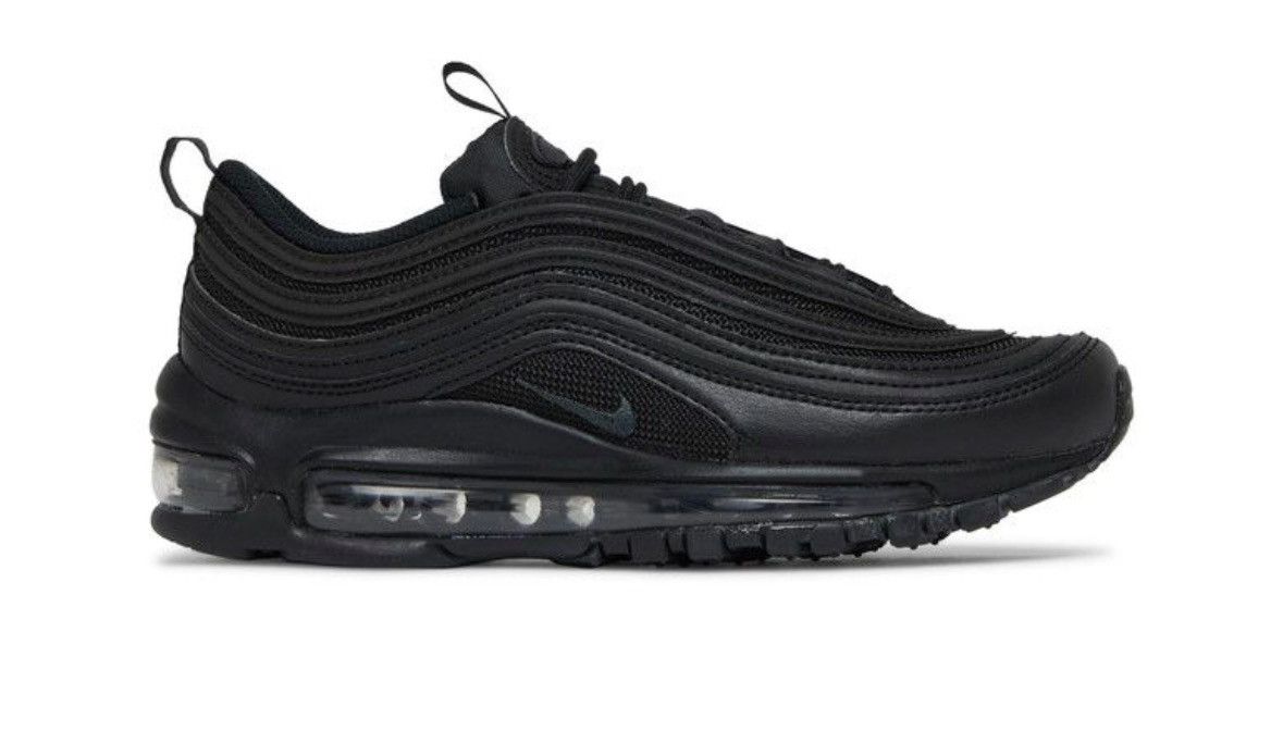 Nike Nike Air Max 97 ‘Triple Black’ Size US 6.5 / EU 39-40 - 10 Thumbnail