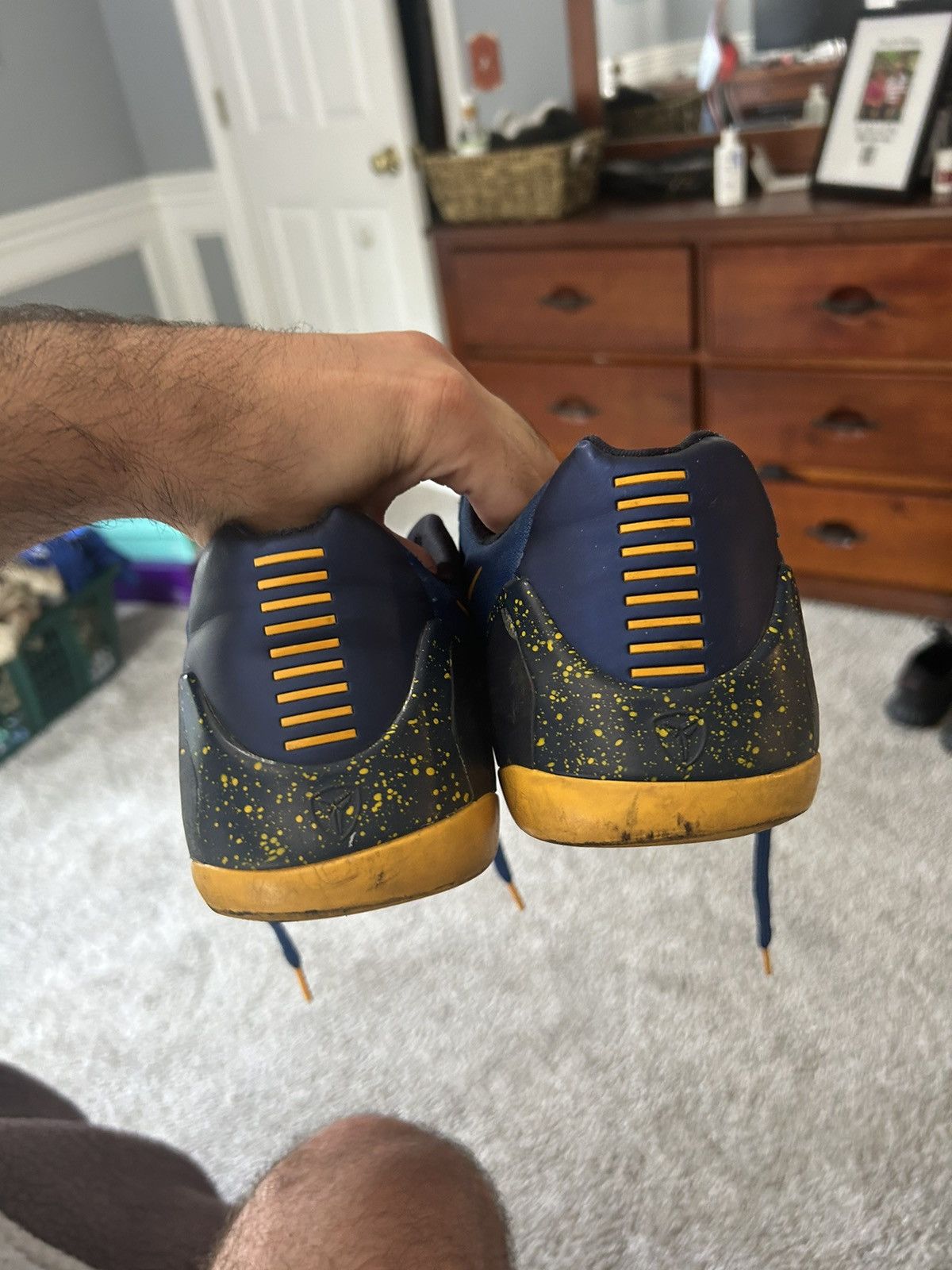 Nike Size 10.5 Kobe 9 Gym Blue University Gold Size US 10.5 / EU 43-44 - 2 Thumbnail