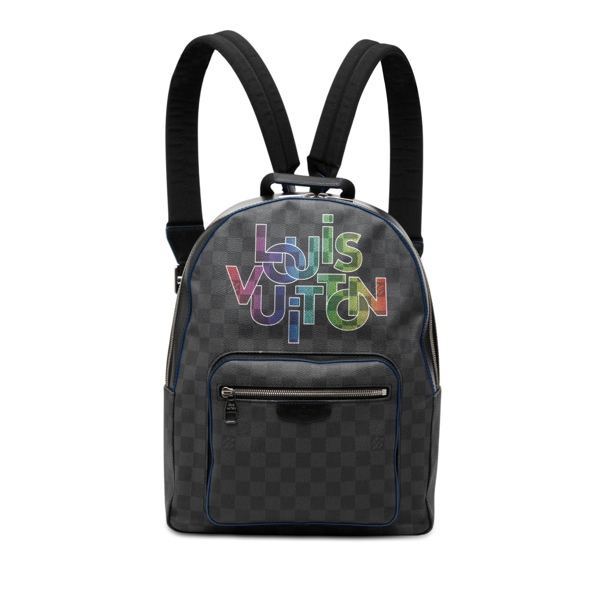 Louis Vuitton Limited Edition Damier Graphite Logo Rainbow Josh Backpack Size ONE SIZE - 1 Thumbnail