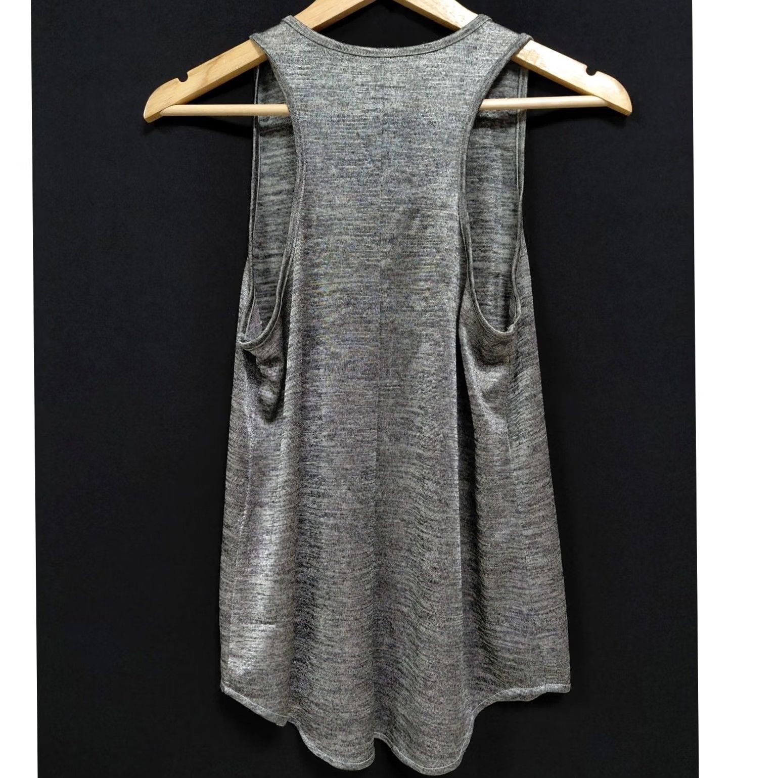 Rag & Bone rag & bone NEW YORK Tank Top Women Size M Gray Solid Knit Sleeveless Size M / US 6-8 / IT 42-44 - 2 Thumbnail