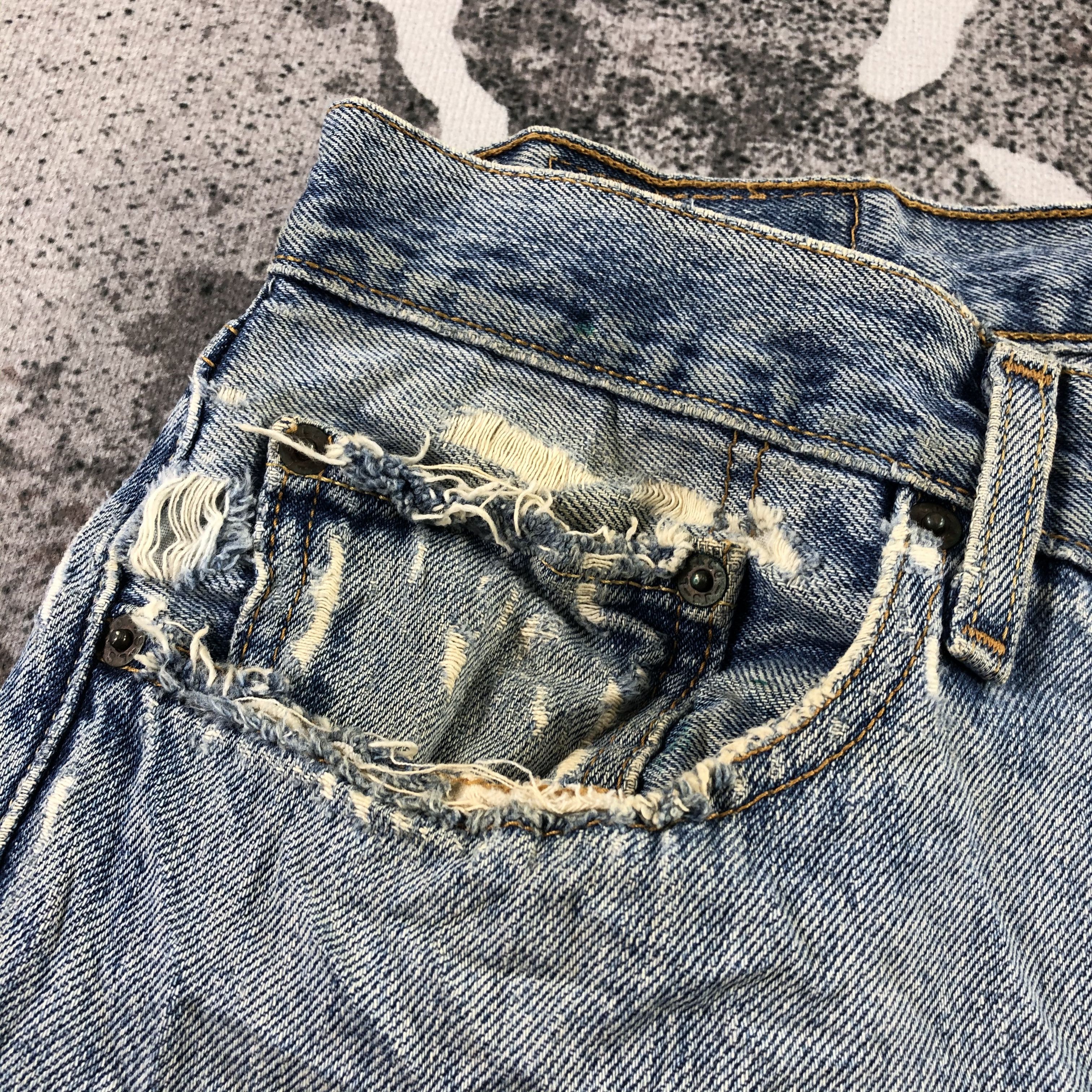 Levi's Vintage Levis 501 Jeans Dirty Wash Denim Kj1412 Size US 34 / EU 50 - 11 Thumbnail