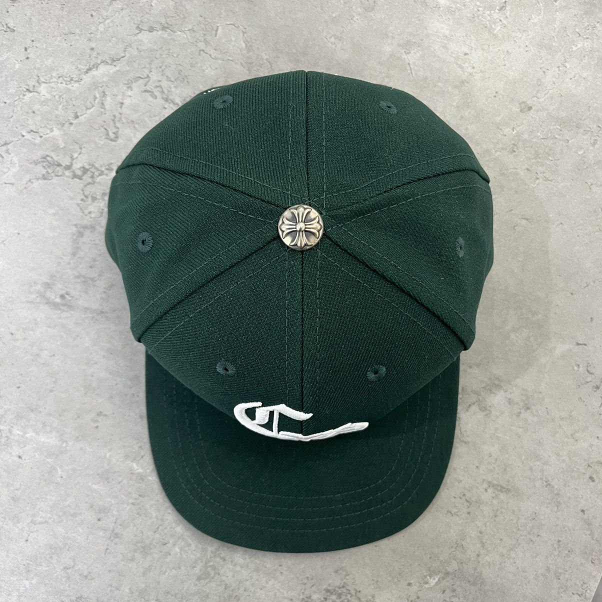 Chrome Hearts Chrome Hearts ESSENTIALS LA BASEBALL CAP Forest Green Size ONE SIZE - 2 Thumbnail