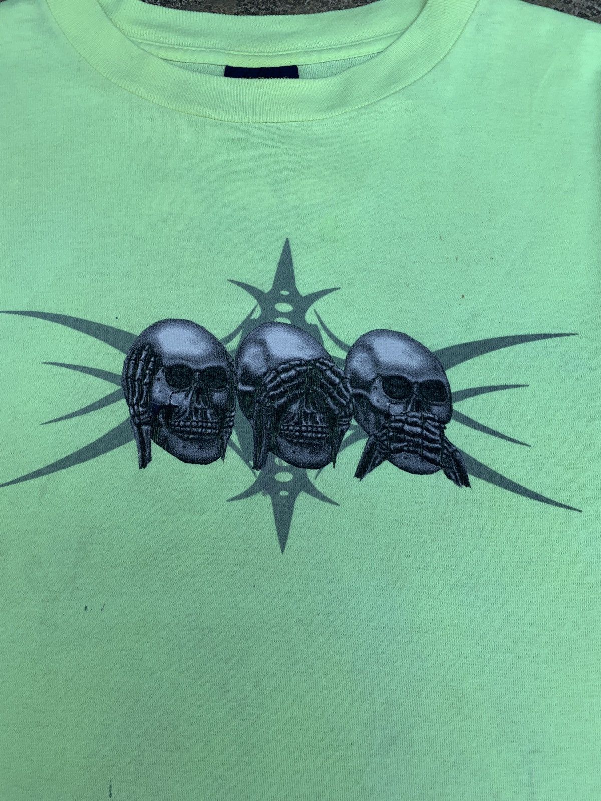 Vintage y2k Extreme Limit Skull Tribal Graphic Trash Tee Size US XL / EU 56 / 4 - 3 Thumbnail