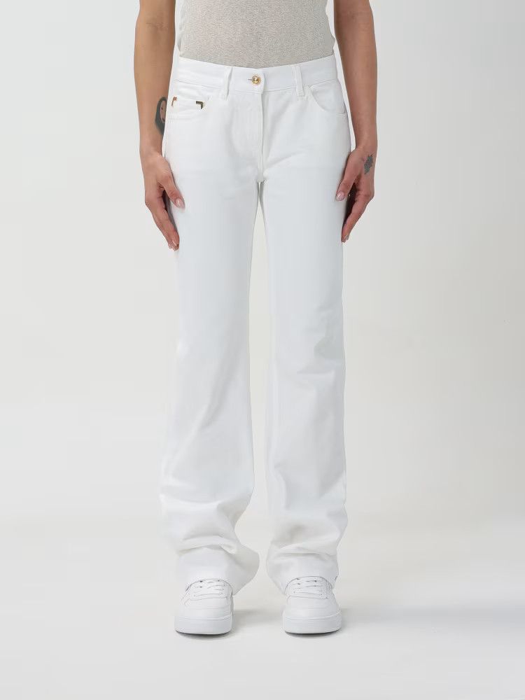 Palm Angels o1y1125 Denim Pant in White Size 25" / US 0 / IT 36 - 1 Thumbnail