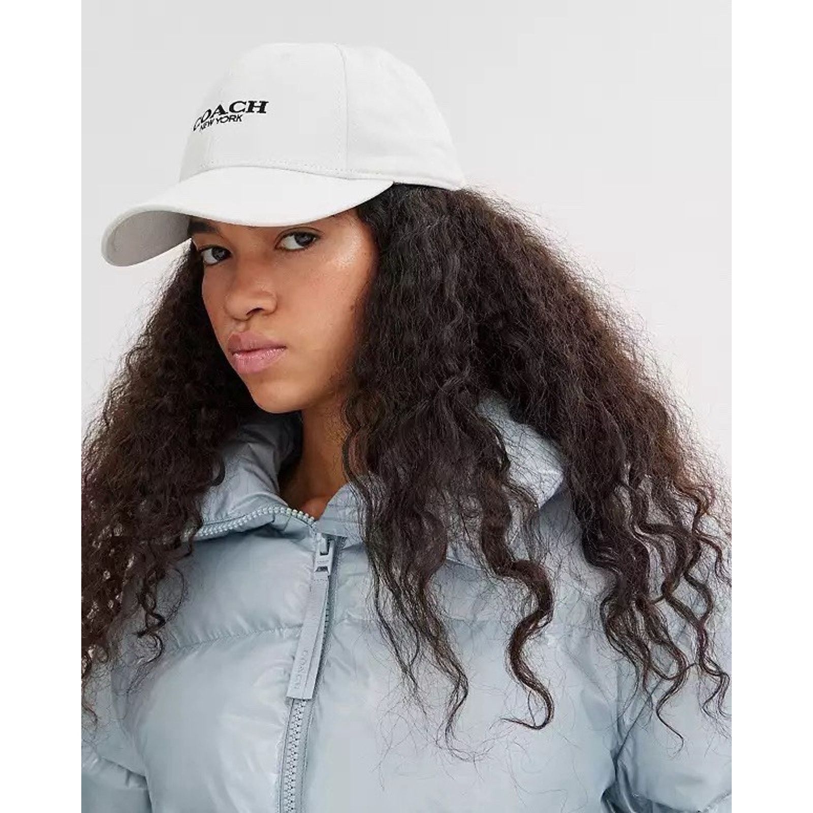 Coach NWT Coach Embroidered Baseball Hat Unisex Chalk CAA64 XS/S Size ONE SIZE - 7 Thumbnail