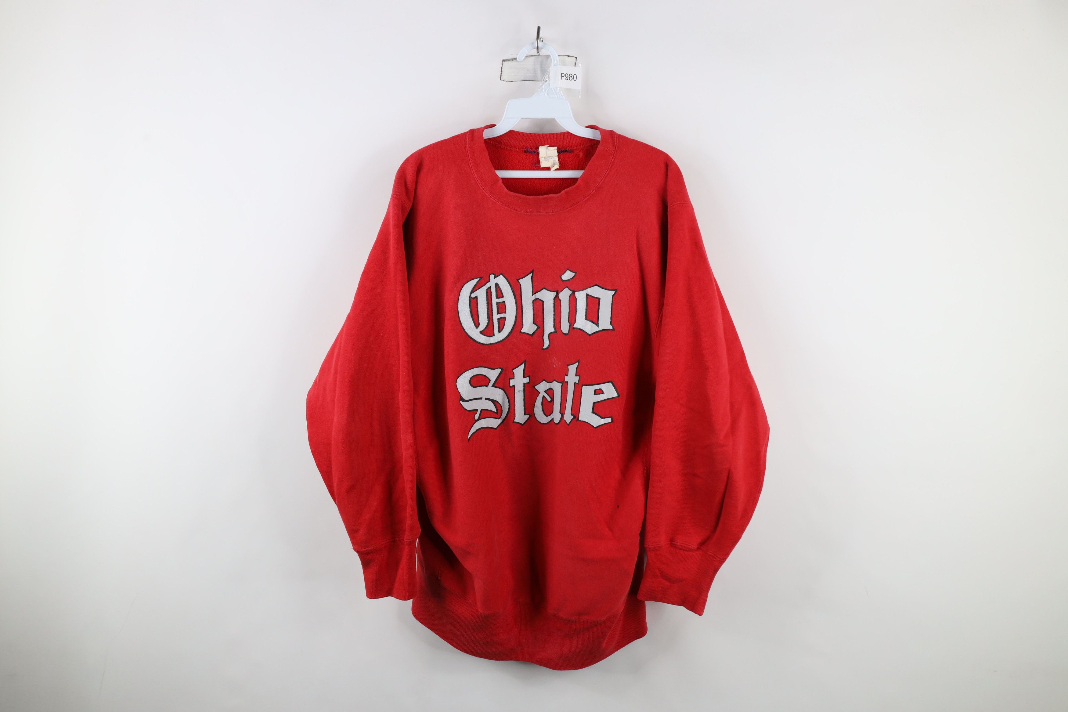 Champion × Vintage Vintage 90s Champion Weave Ohio State University Sweatshirt Size US XL / EU 56 / 4 - 1 Thumbnail