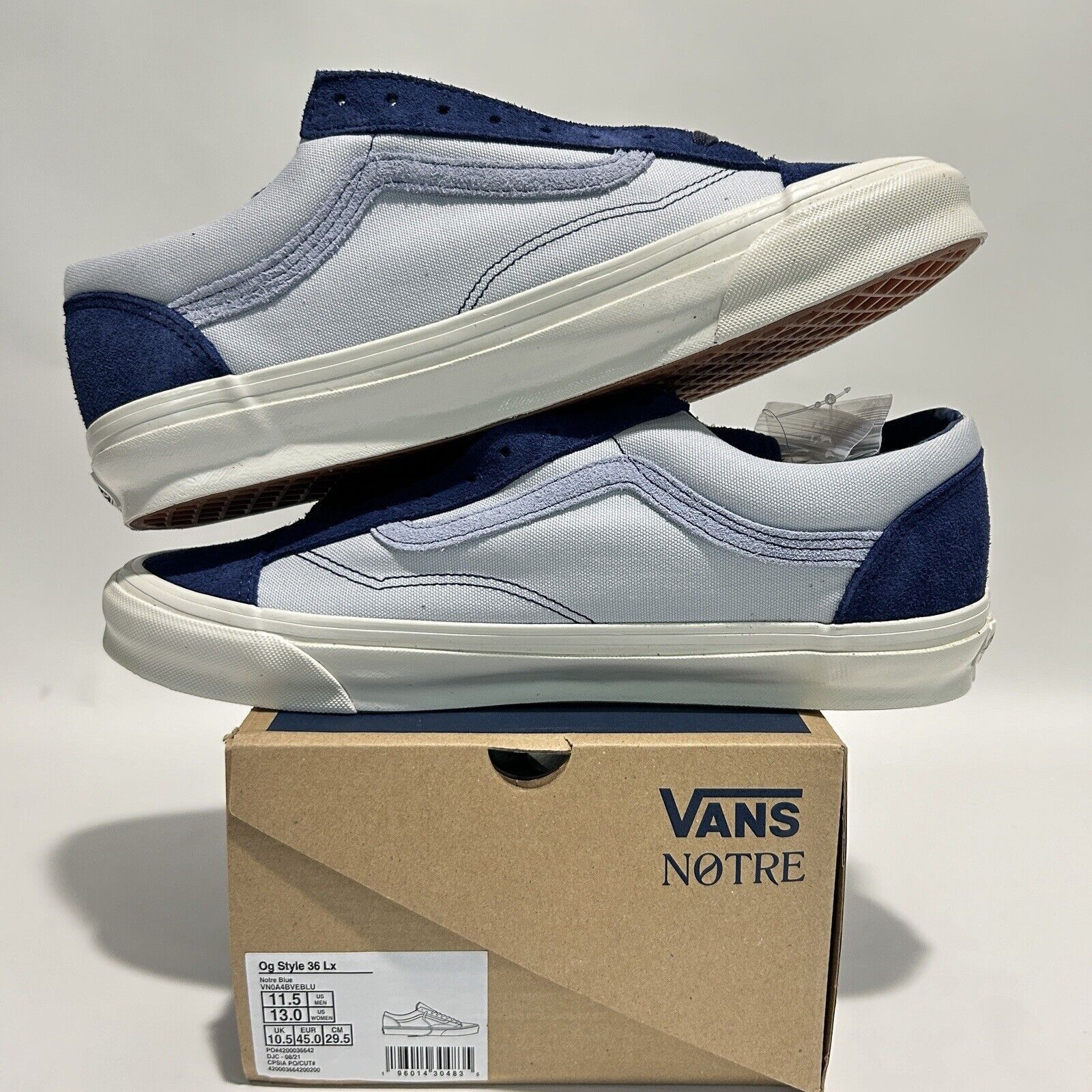Vans Vans Vault x Notre Old Style 36 LX “Tea Blue” 2024 Size US 11.5 / EU 44-45 - 3 Thumbnail