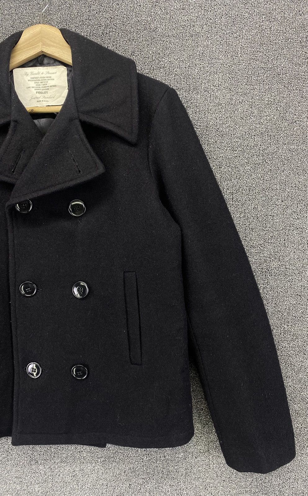 Fidelity Vintage Fidelity JournalStandard Double Breasted Wool Jacket Size M / US 6-8 / IT 42-44 - 4 Thumbnail