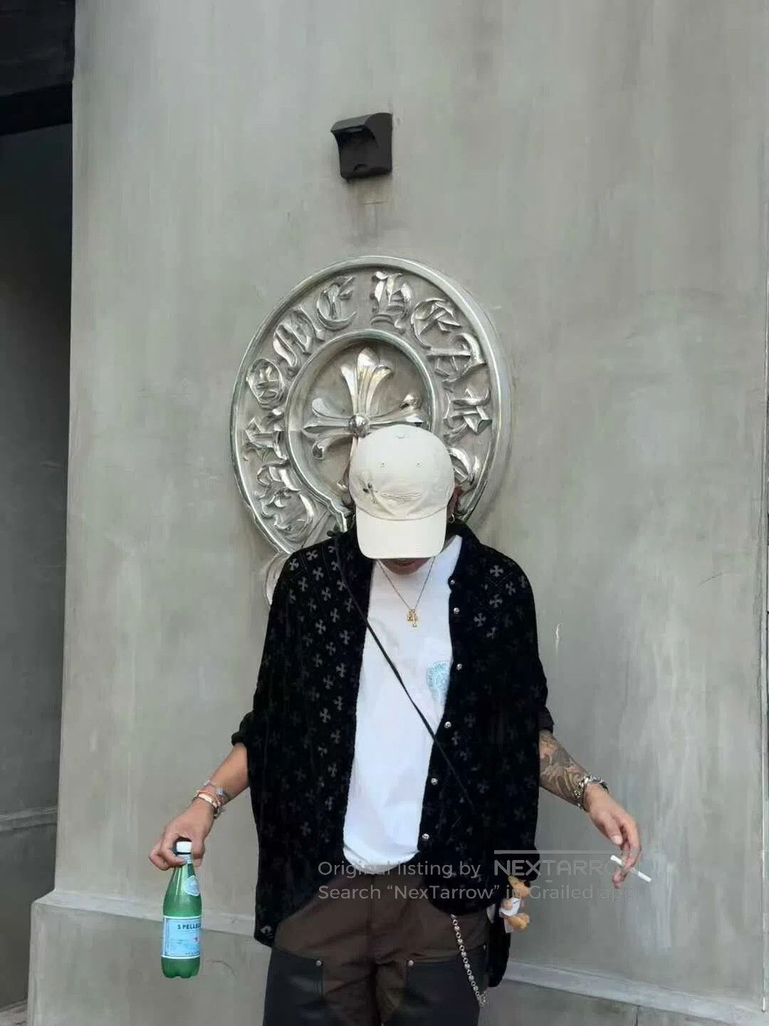 Chrome Hearts chrome hearts black velvet cross shirt. Size US M / EU 48-50 / 2 - 8 Thumbnail