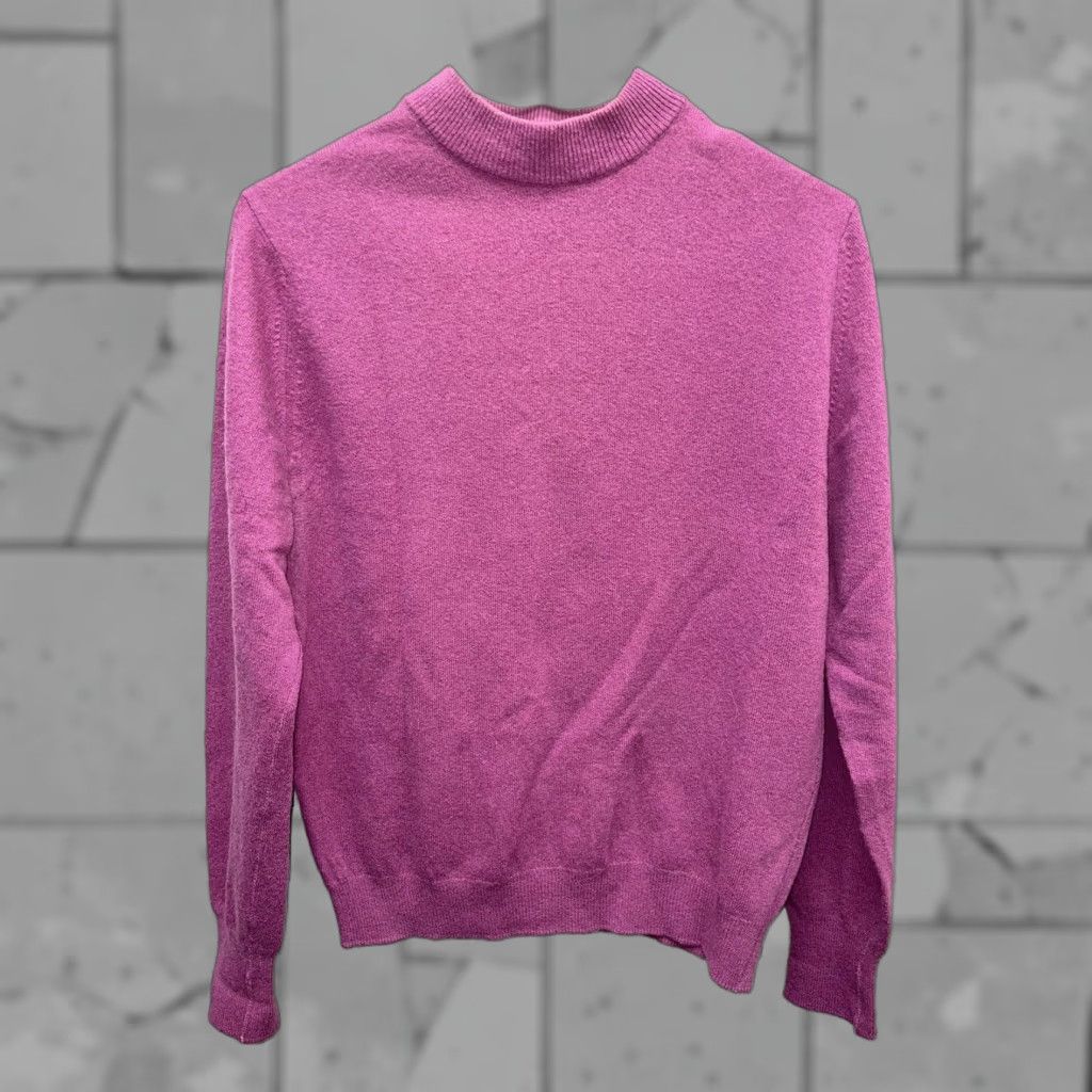 Vintage VINTAGE Murray Bros Purple Lambswool Mock Neck Sweater Womens M Scotland 100% Pure Pullover Size M / US 6-8 / IT 42-44 - 1 Thumbnail