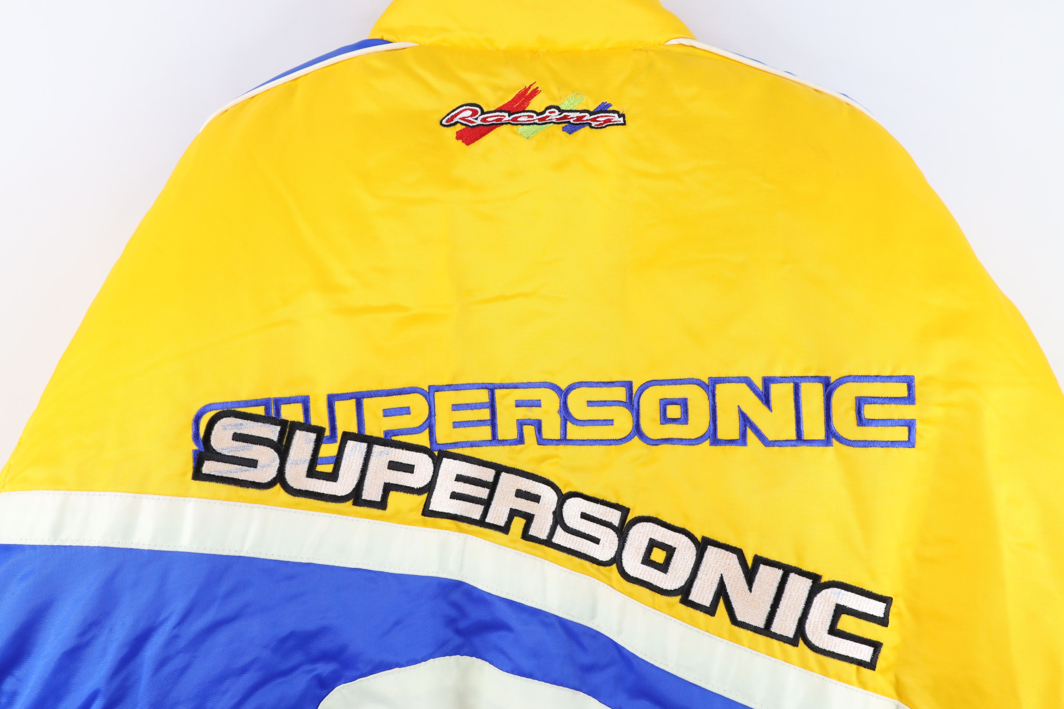 Vintage Deadstock Vintage Y2K 2000 Pit Crew Racing Puffer Jacket Size US XL / EU 56 / 4 - 13 Thumbnail