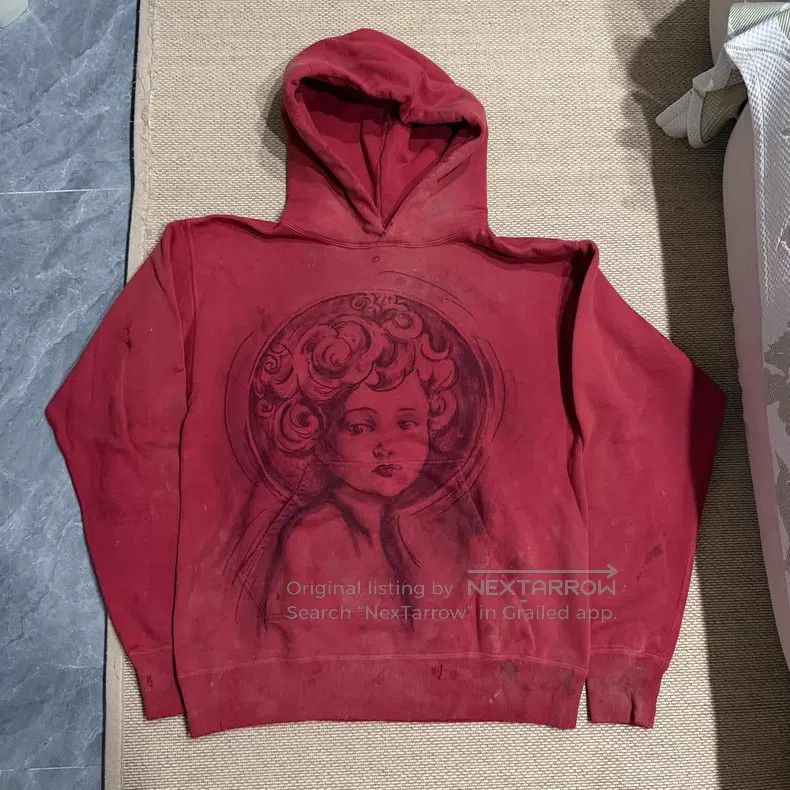 Saint Michael Saint Michael Old washed virgin angel baby hoodie sweatshi Size US L / EU 52-54 / 3 - 1 Thumbnail