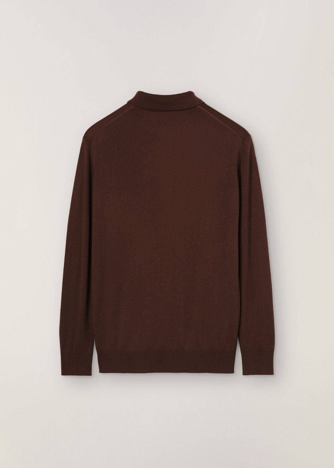 Loro Piana o1srvl11e1224 Wool Polo Shirt in Brown Size US XL / EU 56 / 4 - 2 Thumbnail