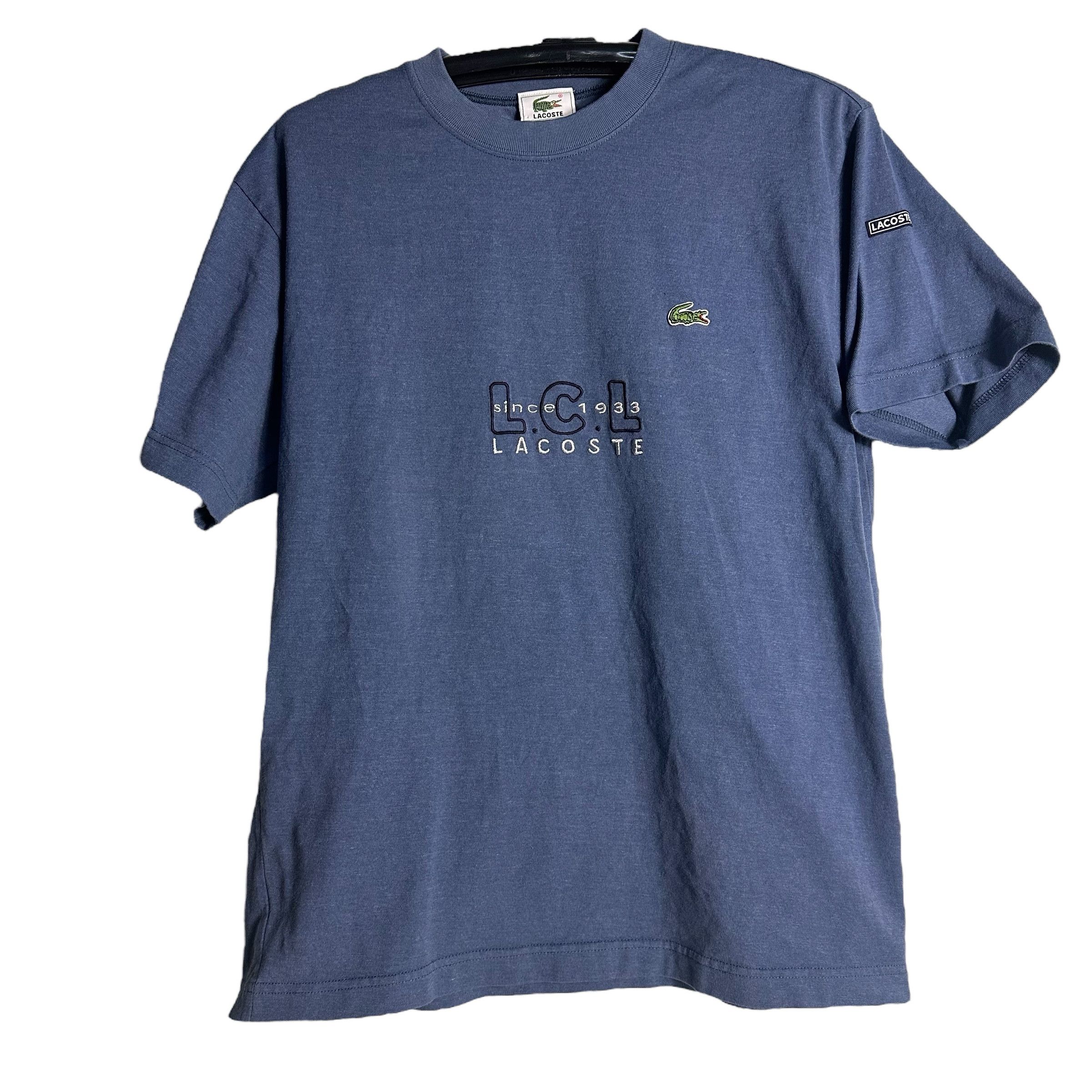 Lacoste × Vintage 🔥RARE🔥Vintage Lacoste Spell Out Big Logo T-shirt Size US M / EU 48-50 / 2 - 1 Thumbnail