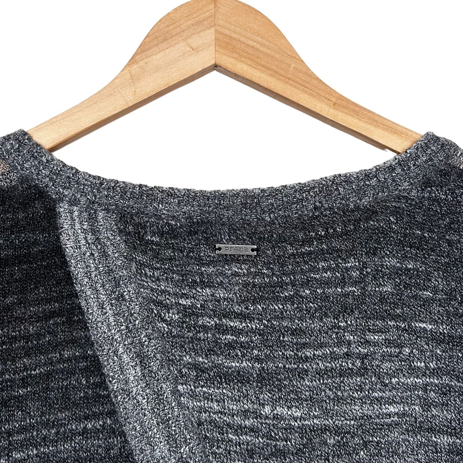 Prana Prana Julien Gray Ombre Wool Blend Split Back Sweater Sz M Size M / US 6-8 / IT 42-44 - 5 Thumbnail
