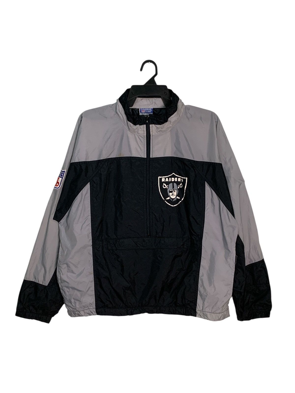 Apex One Rare Vintage 90s Apex One Oakland Raiders Windbreaker Anorak Size US M / EU 48-50 / 2 - 1 Thumbnail