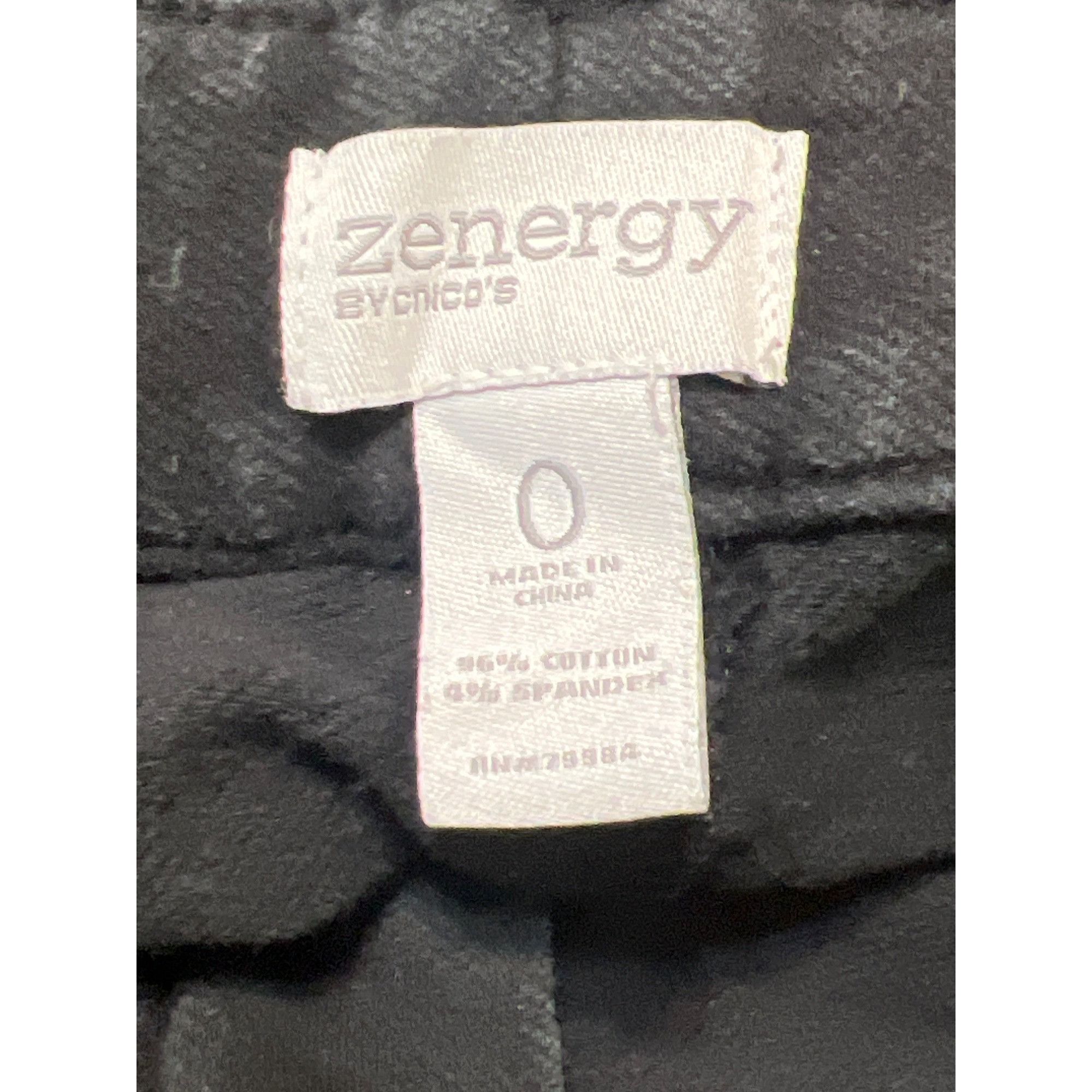 Chicos Chicos Zenergy Black Stretch Cotton Spandex Black Jeans Size Size 25" / US 0 / IT 36 - 4 Thumbnail