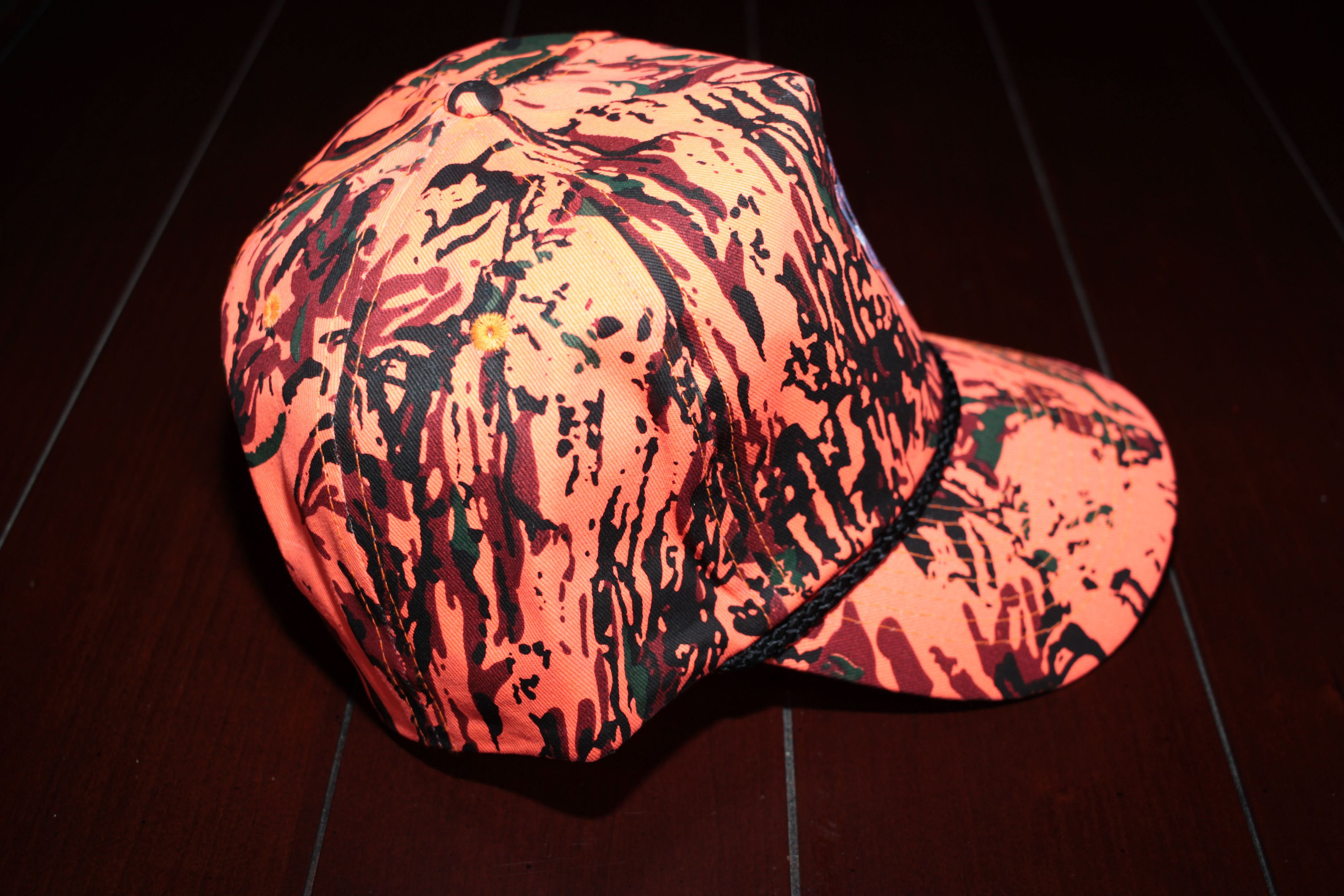 Bones × TeamSESH TeamSESH "SeshSkull" Camo Hat (Orange) Size ONE SIZE - 5 Thumbnail