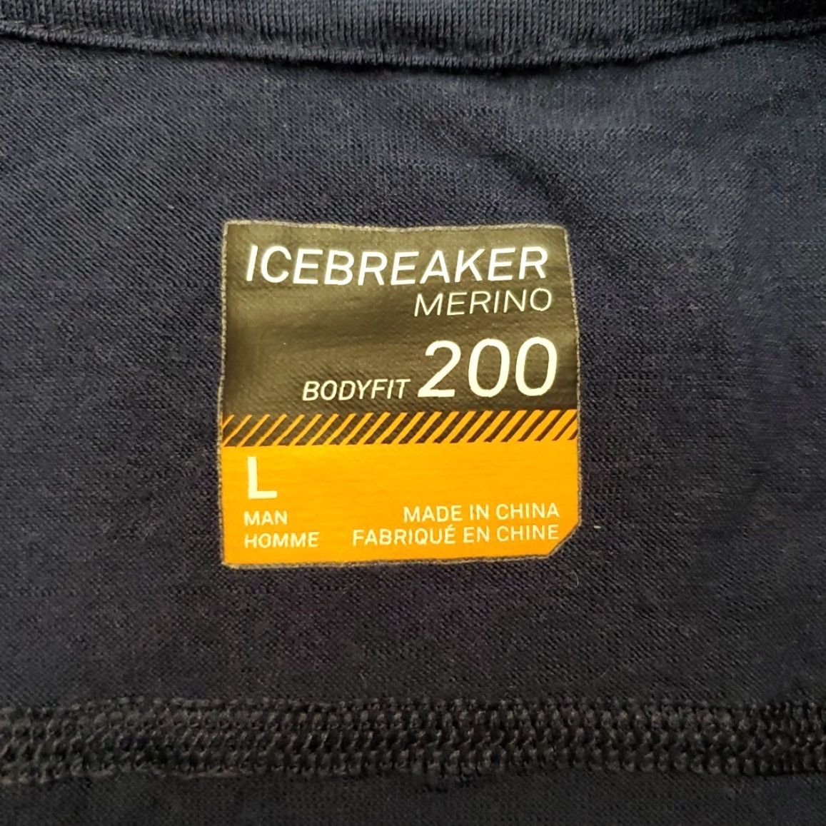 Icebreaker Icebreaker Shirt Mens L Blue Bodyfit 200 Merino Wool Baselayer LS Tee Size US L / EU 52-54 / 3 - 4 Thumbnail